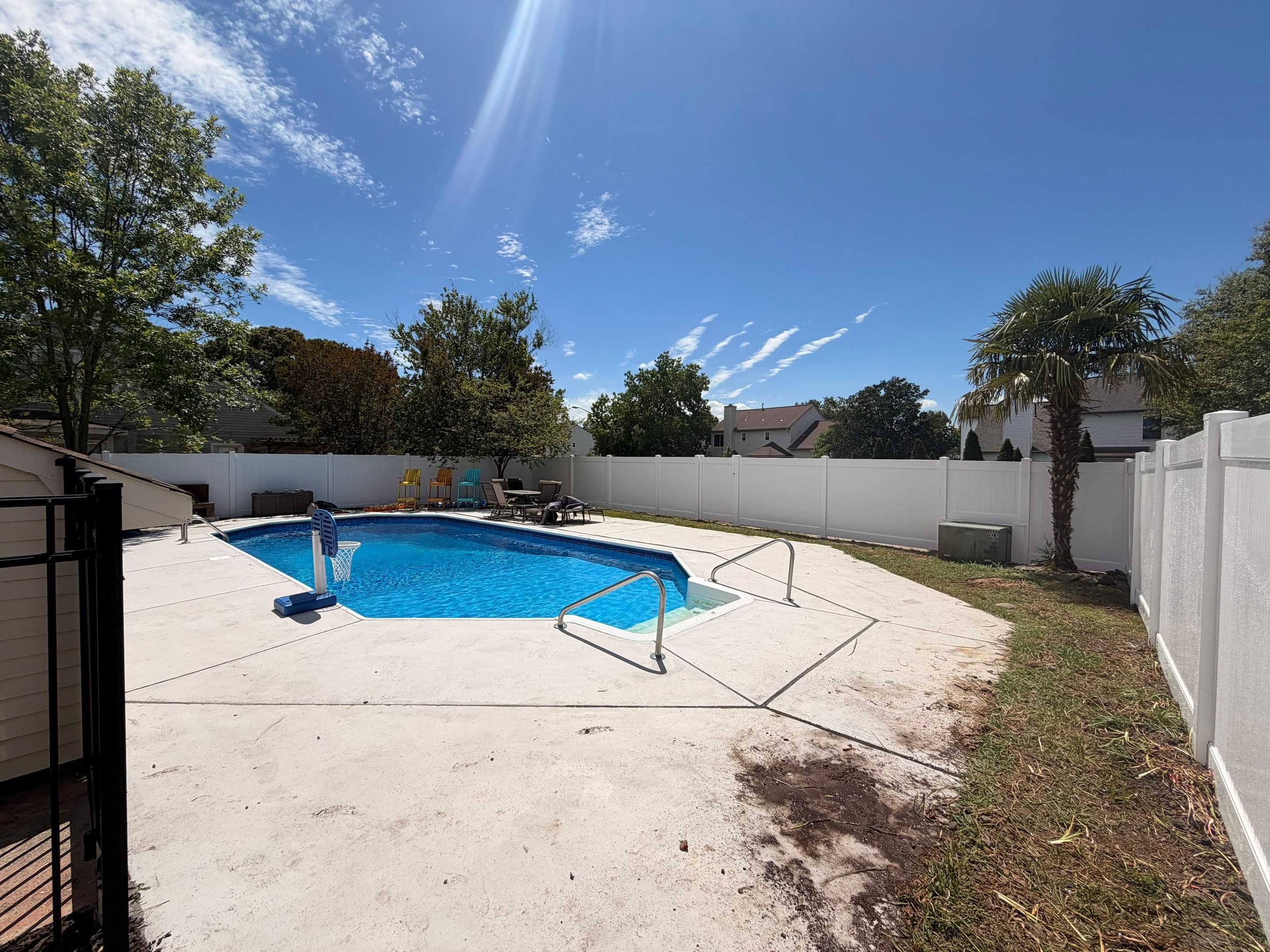 Poolside Protection by Tidewater Fence