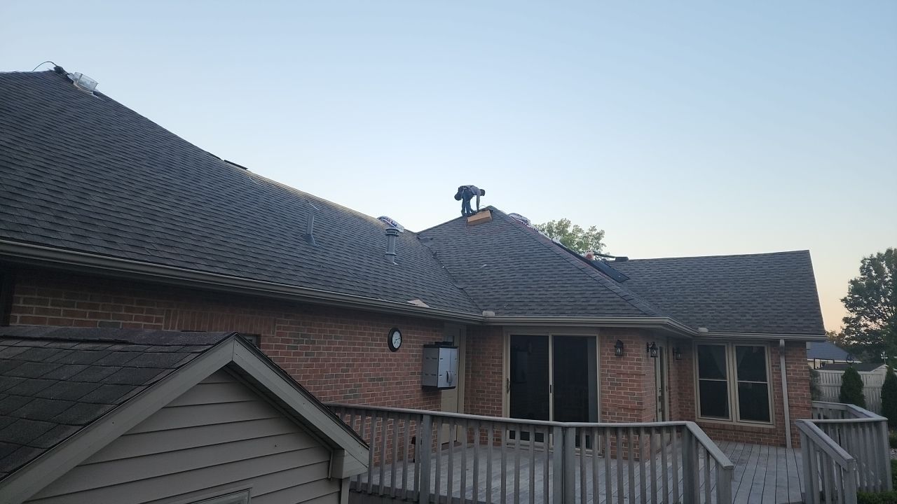 Residential Roofing Installation using GAF Timberline HDZ Weathered Wood by Nitro Roofing and Construction