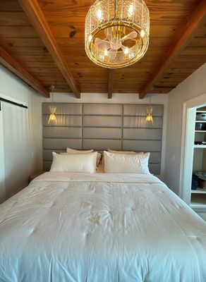 Floating Furniture, Fireplace Mantel, & Electric Fireplace Installation Projects