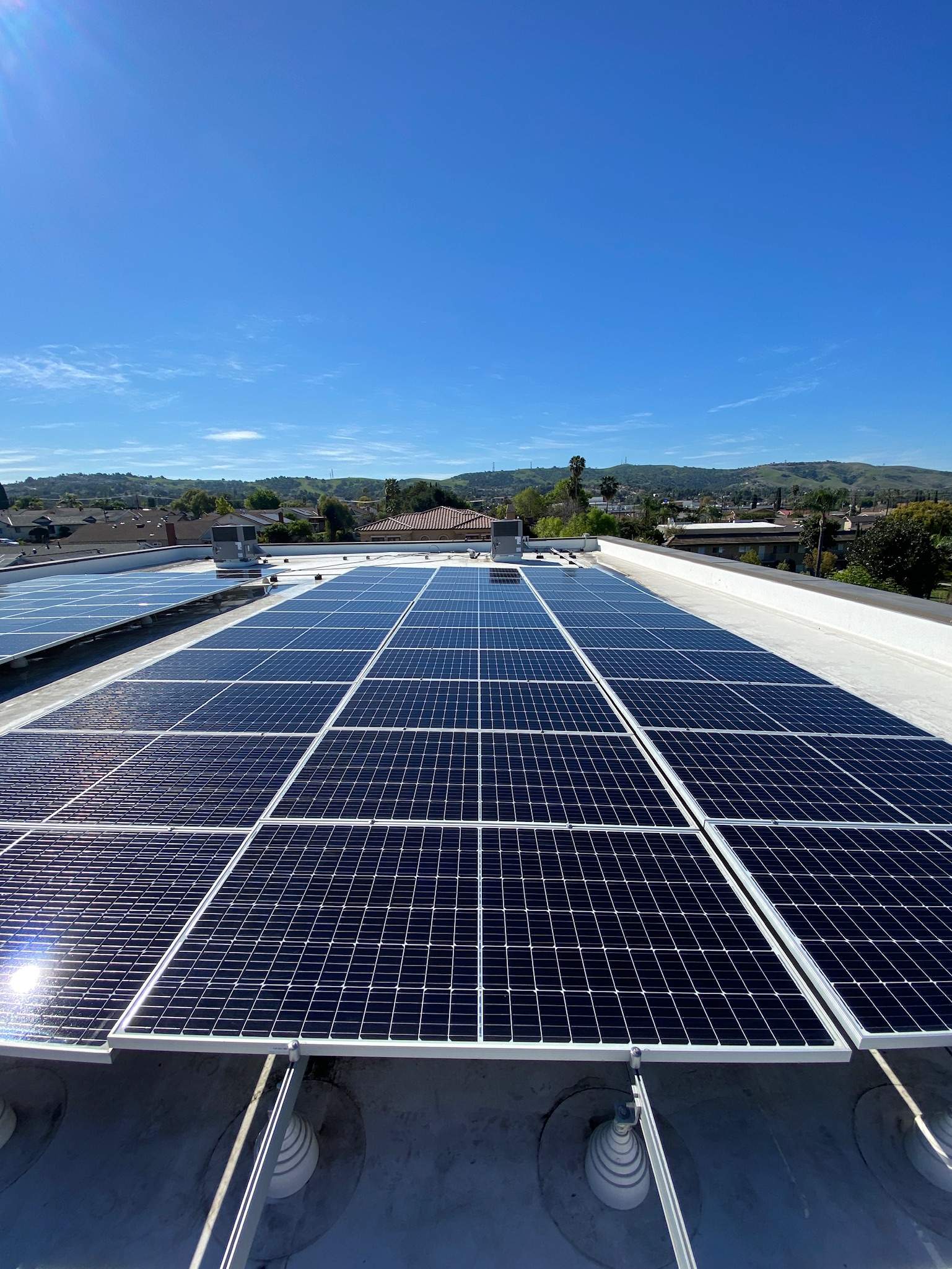 Commercial Solar Panel Cleaning in Rowland Heights by Palm Coast Solar Cleaning