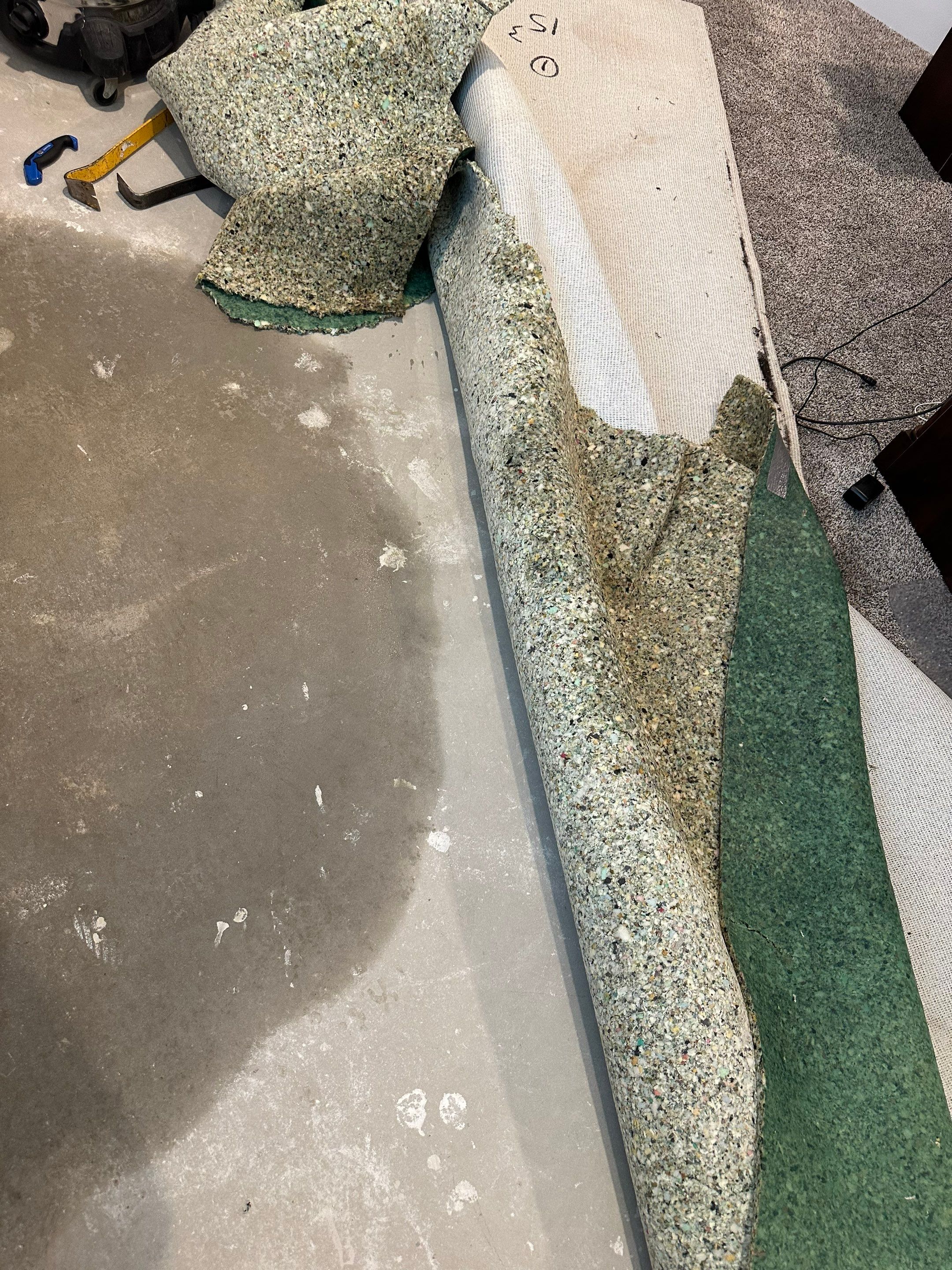 Foundation leak long term damage in new build home by BlueRed Restoration