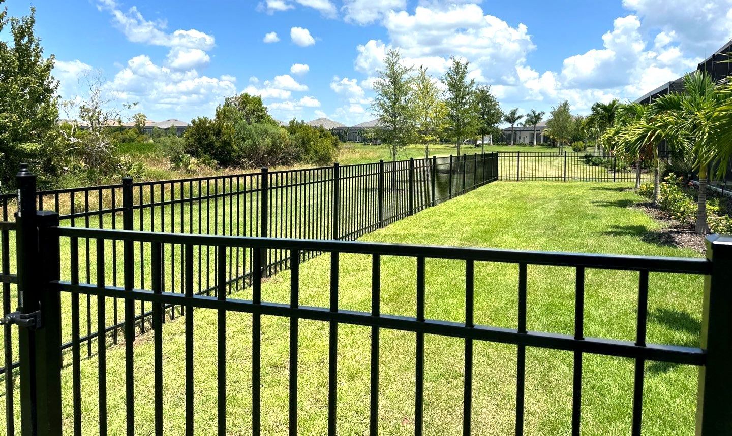 Aluminum Fence Installation using 3 Rail Aluminum Fence by Asap fence and gates, LLC