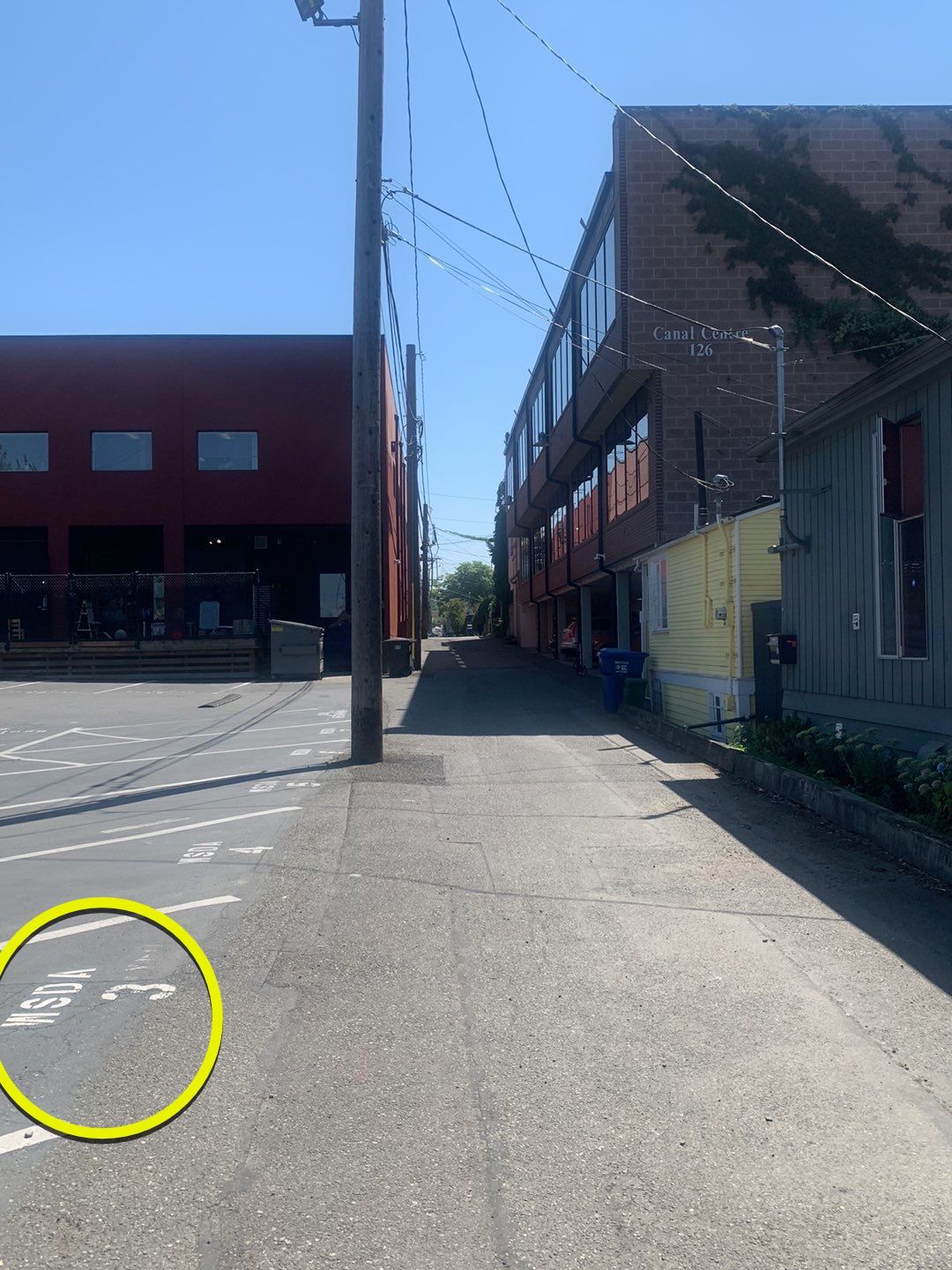 Striping work  by Jireh Asphalt & Concrete Inc 