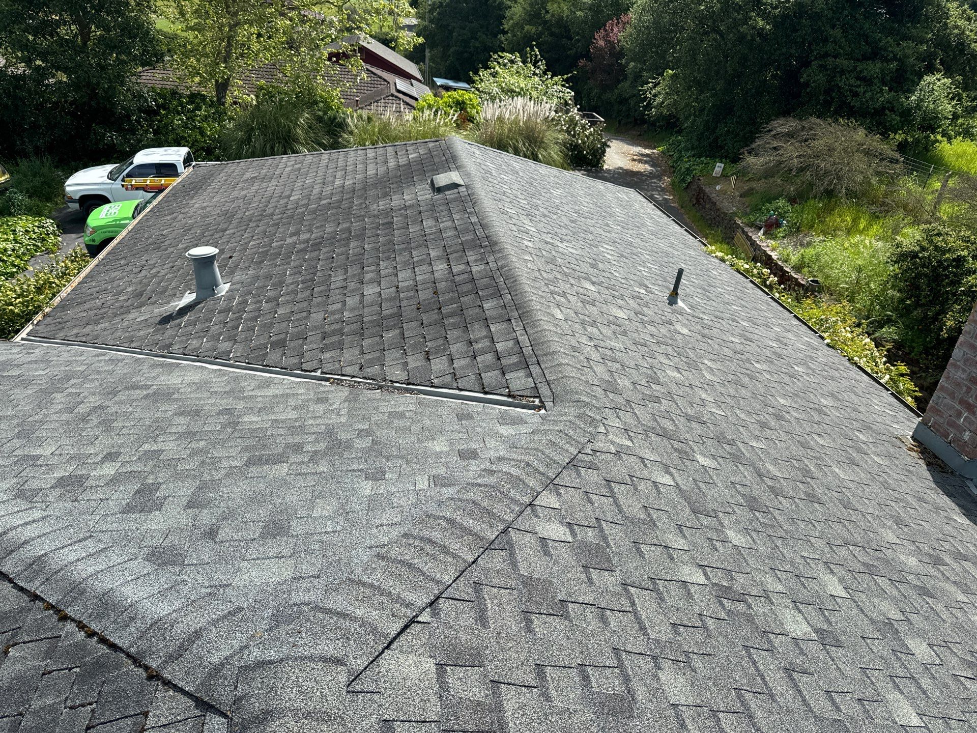Residential Roofing Installation using GAF Timberline HDZ RS by Sustainable Living Builders, Inc.