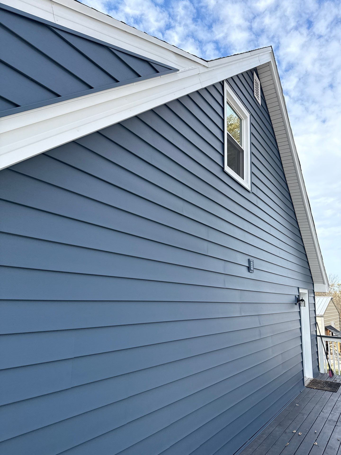 Out with the Old , in with the Blue  by EEC  Windows, Siding & Roofing 