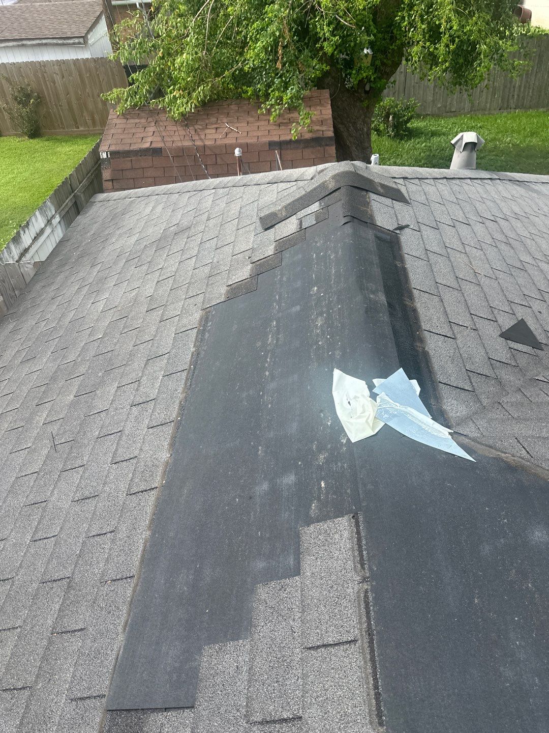 Hail Damage using Owen's Corning Duration (Lifetime) Shingles by Roof Repair Company