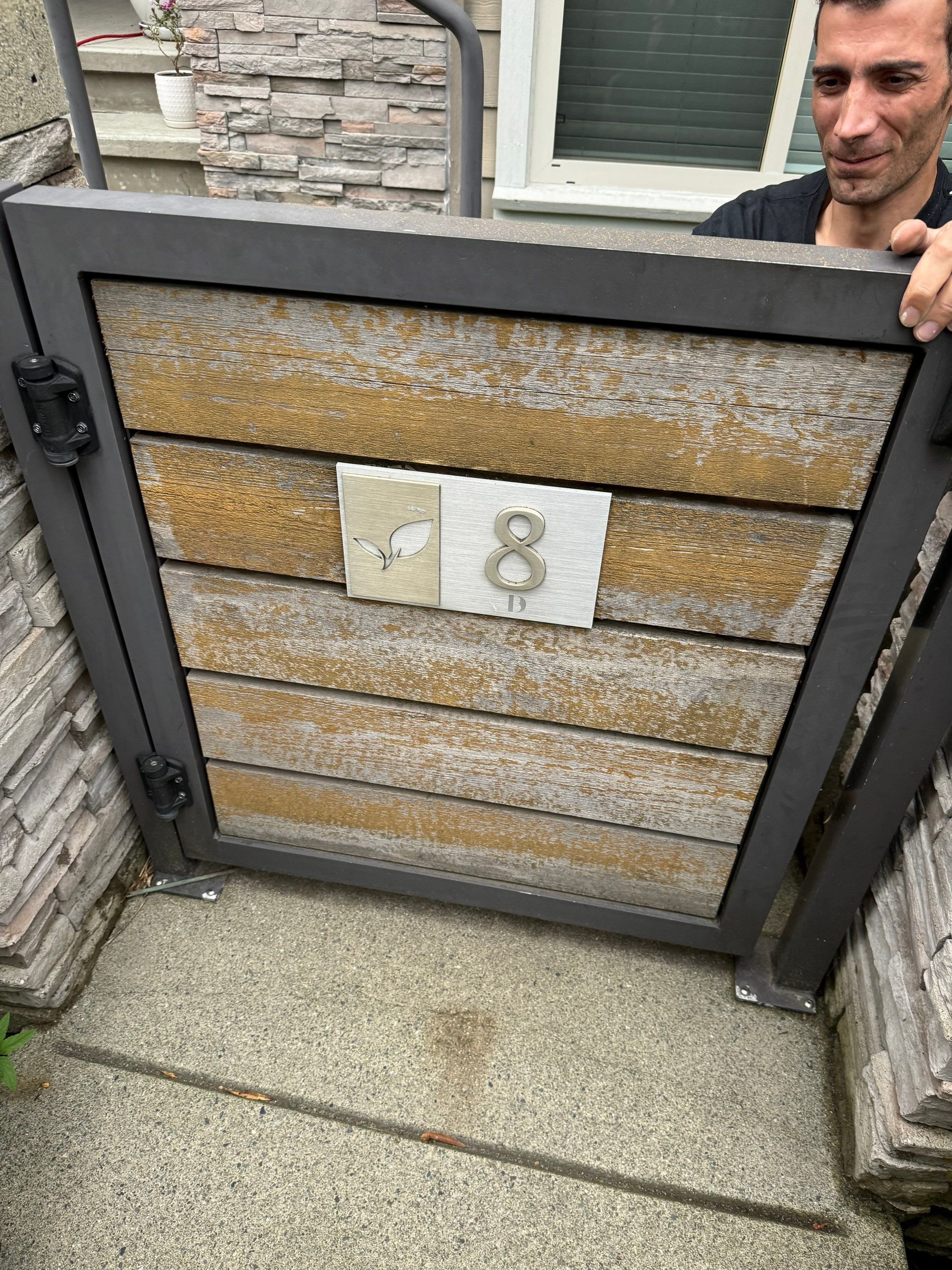 Gate Staining Project by YVR Construction Group