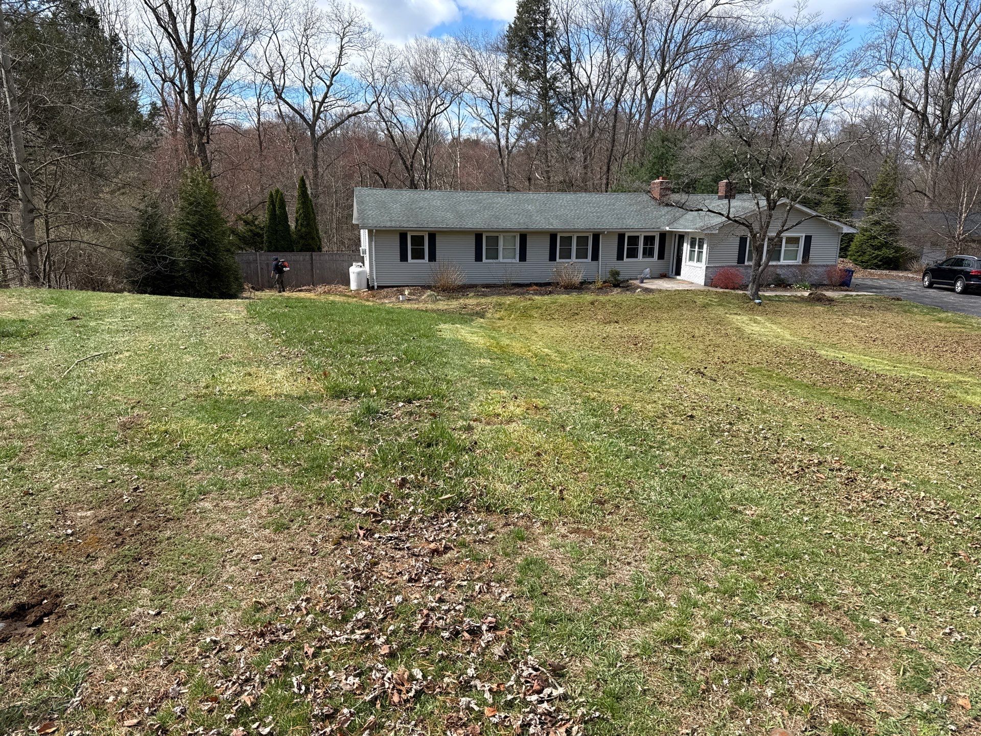 Comprehensive Spring Property Cleanup and Garden Bed Mulching in Orange by Diamond Image LLC