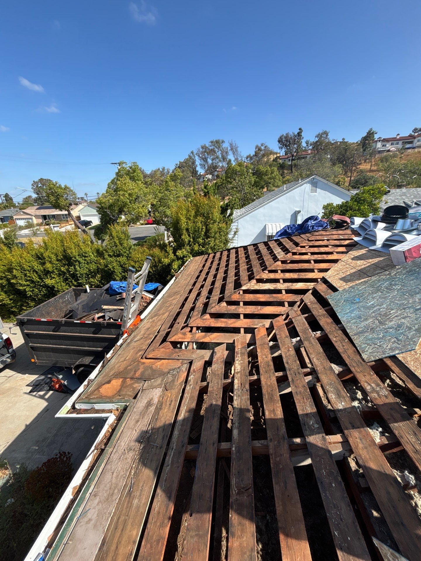 La Mesa Wood Shake Tear-Off & Roof Replacement by Zenith Roofing Services 