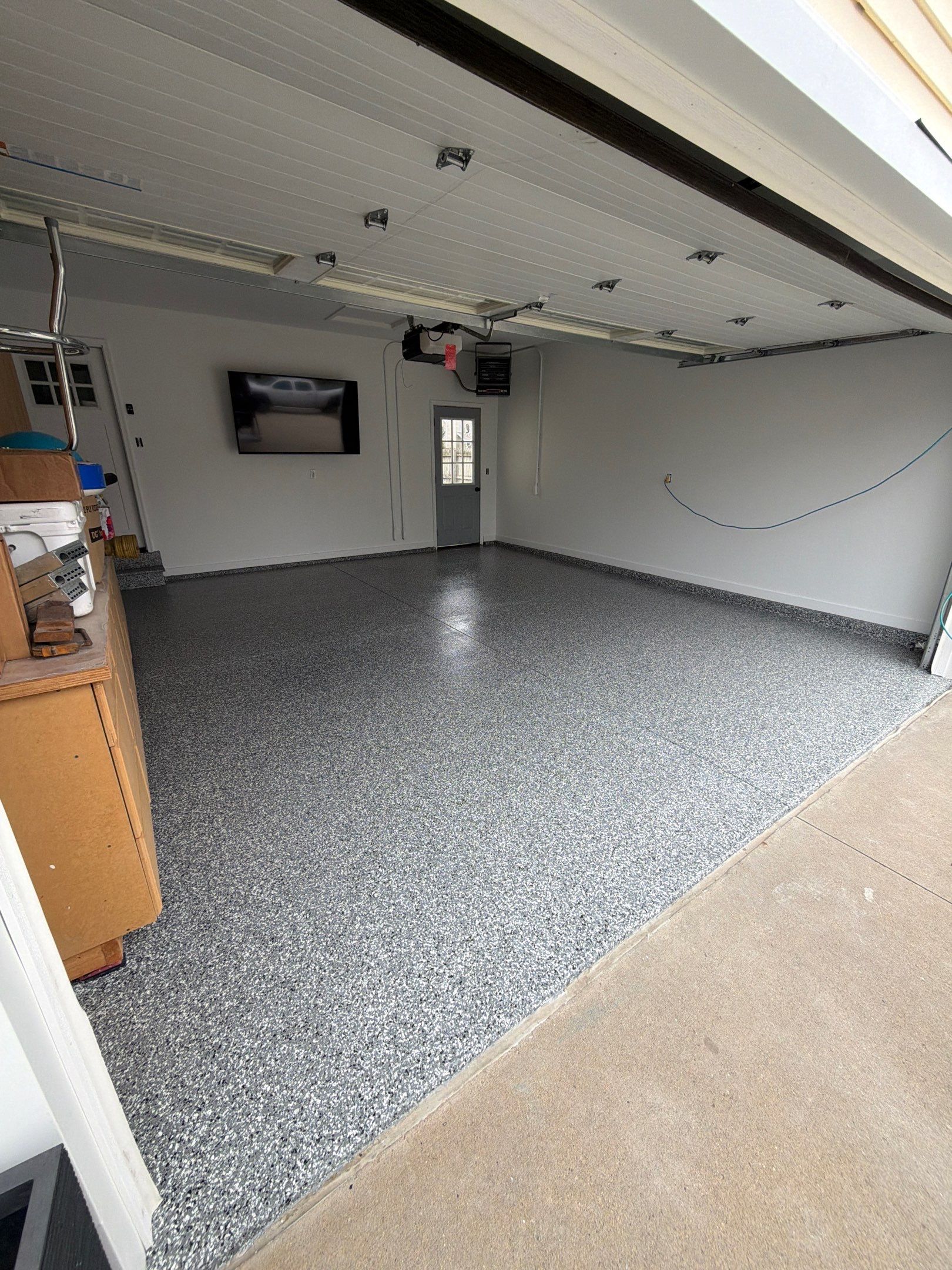Indianola Garage Transformation by Revival Concrete Coatings