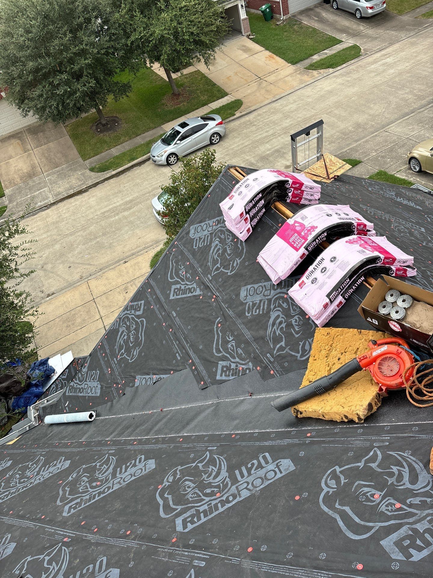 Residential Roofing Repair using Owen's Corning Duration (Lifetime) Shingles by Roof Repair Company