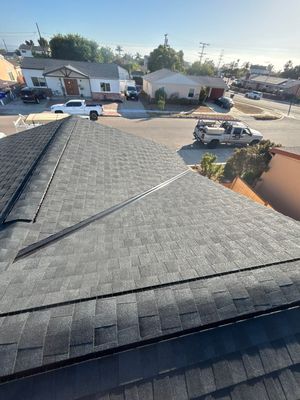 San Diego (Clairemont) New Construction Hybrid Roof | GAF Shingles & Torch-Down Roofing