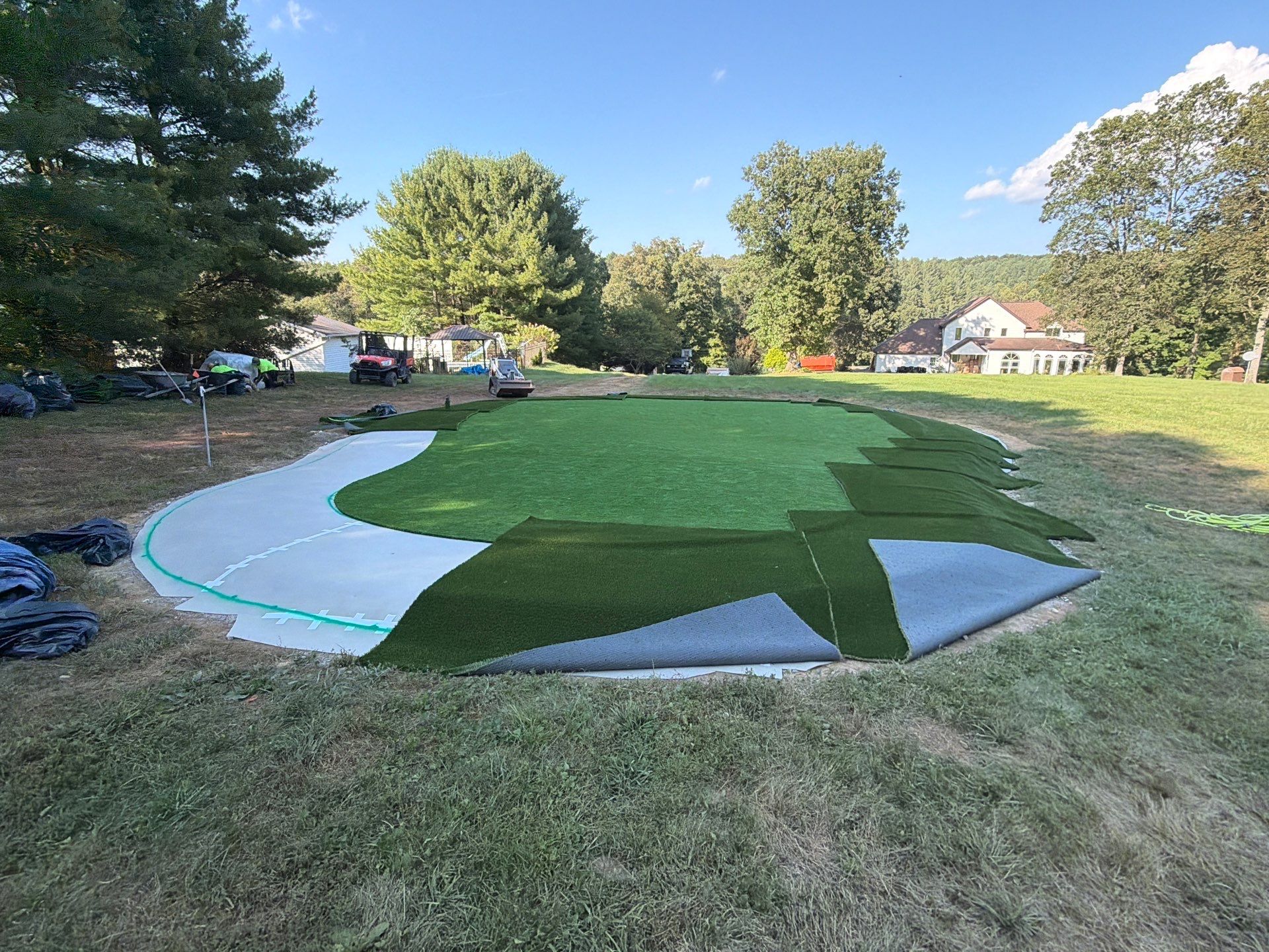 Airbnb Custom Green Install by Hocking Hills by Southwest Greens Midwest