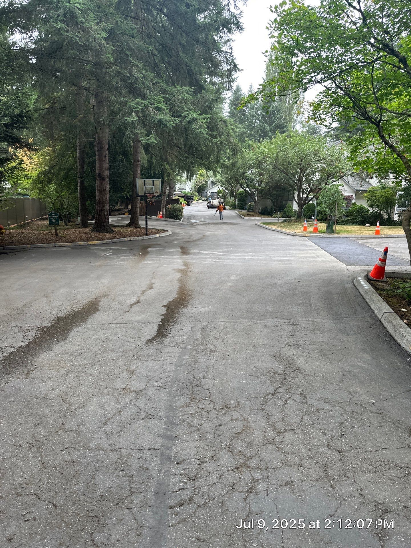 Curb Repaint | Seattle  by Jireh Asphalt & Concrete Inc 
