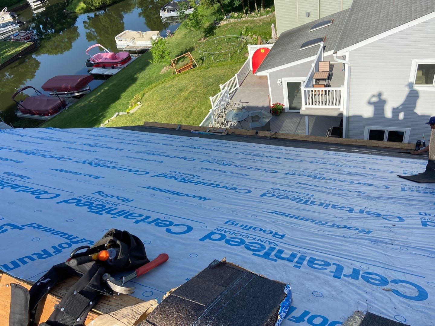 Roof Replacement using CertainTeed Landmark by 180 Contractors