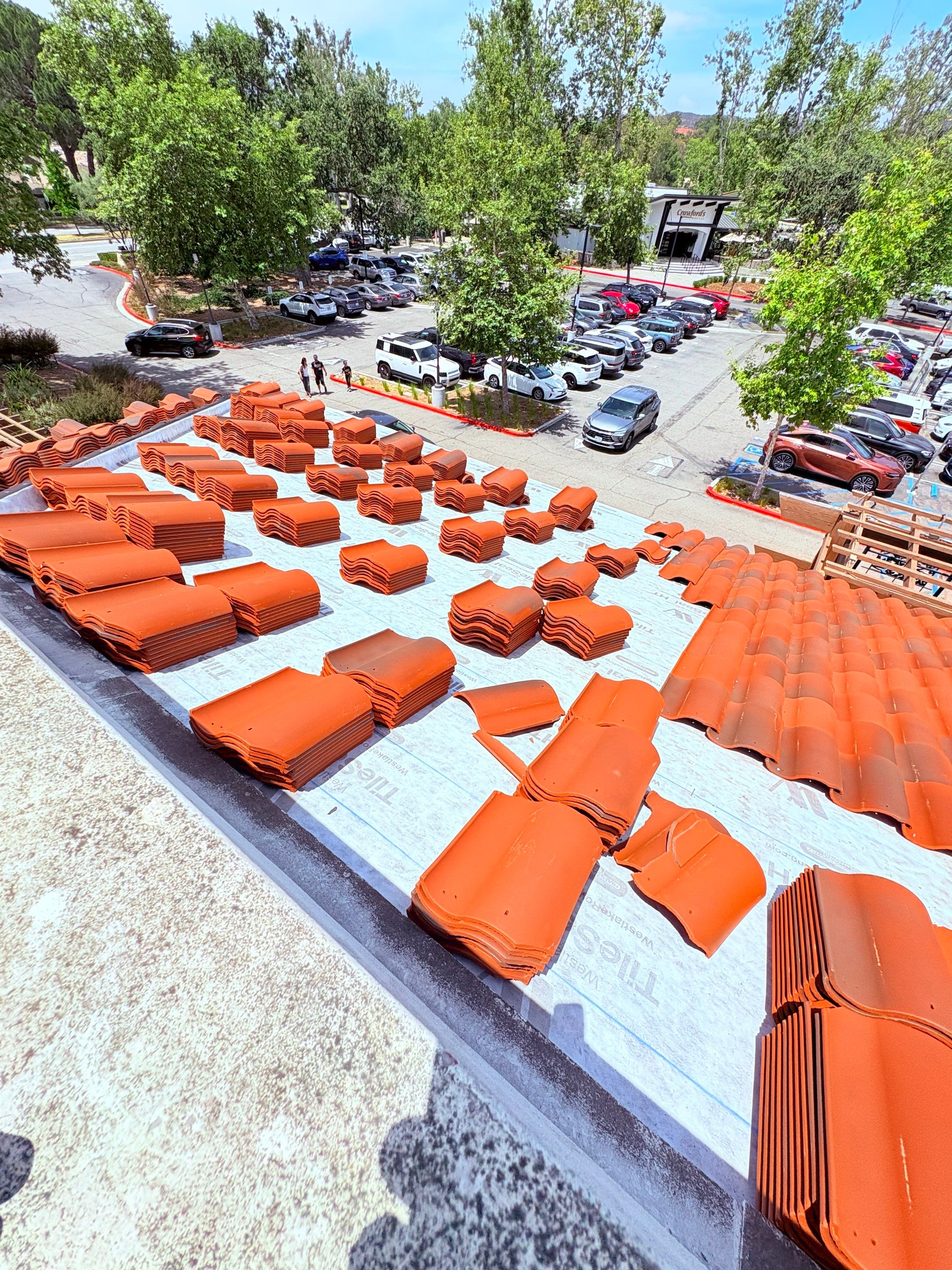 Regency Westlake Shopping Center  by Sanchez Single Ply Roofing