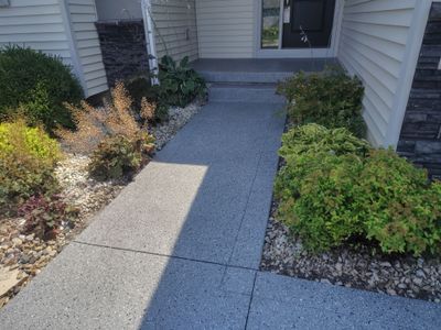 Residential Garage and Front Entry Concrete Coating in Nevada, Iowa