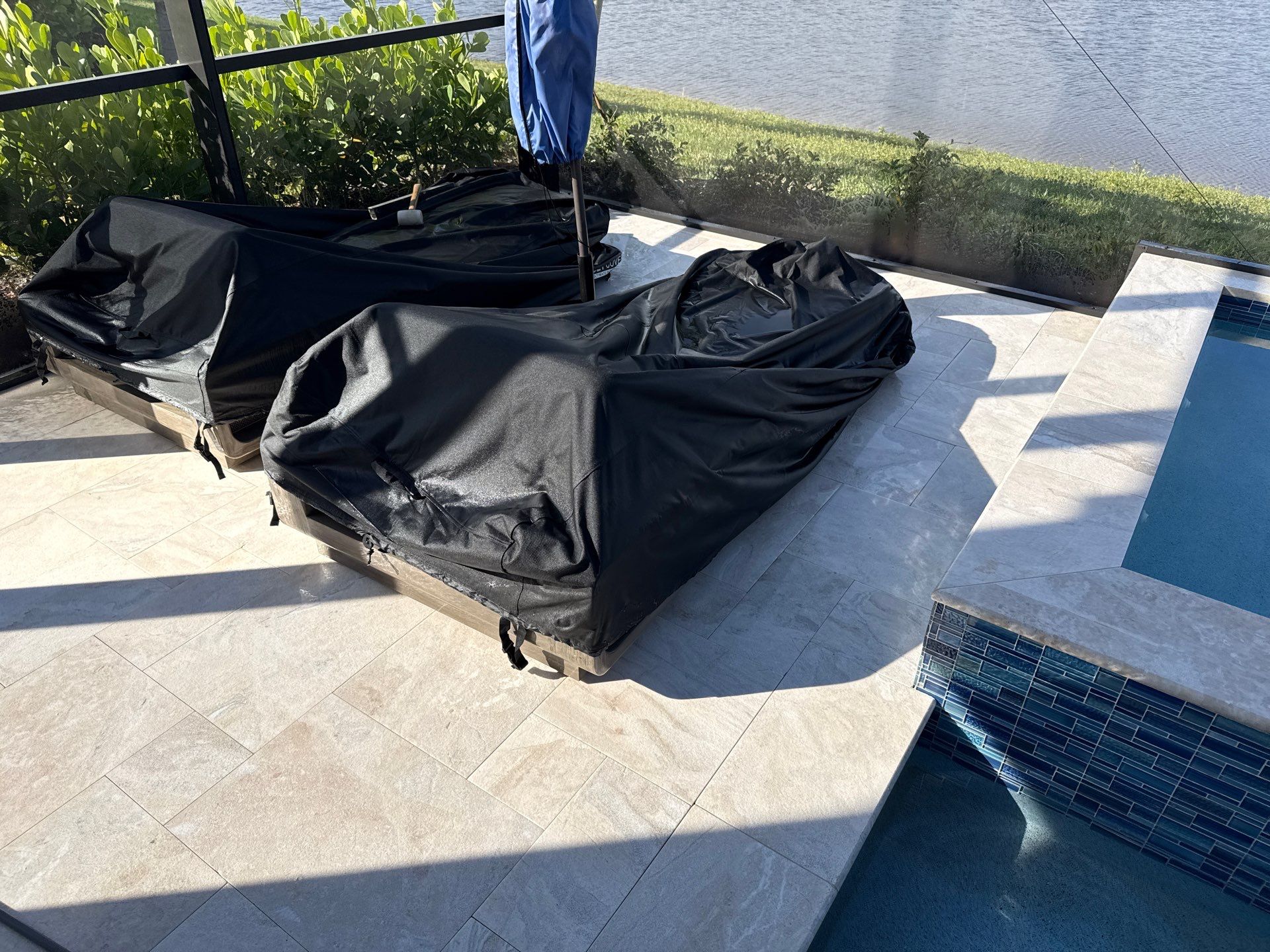 Paver Pool Deck Cleaning in Esplanade at Artisan Lakes – Palmetto, FL by Sunshine AquaWash