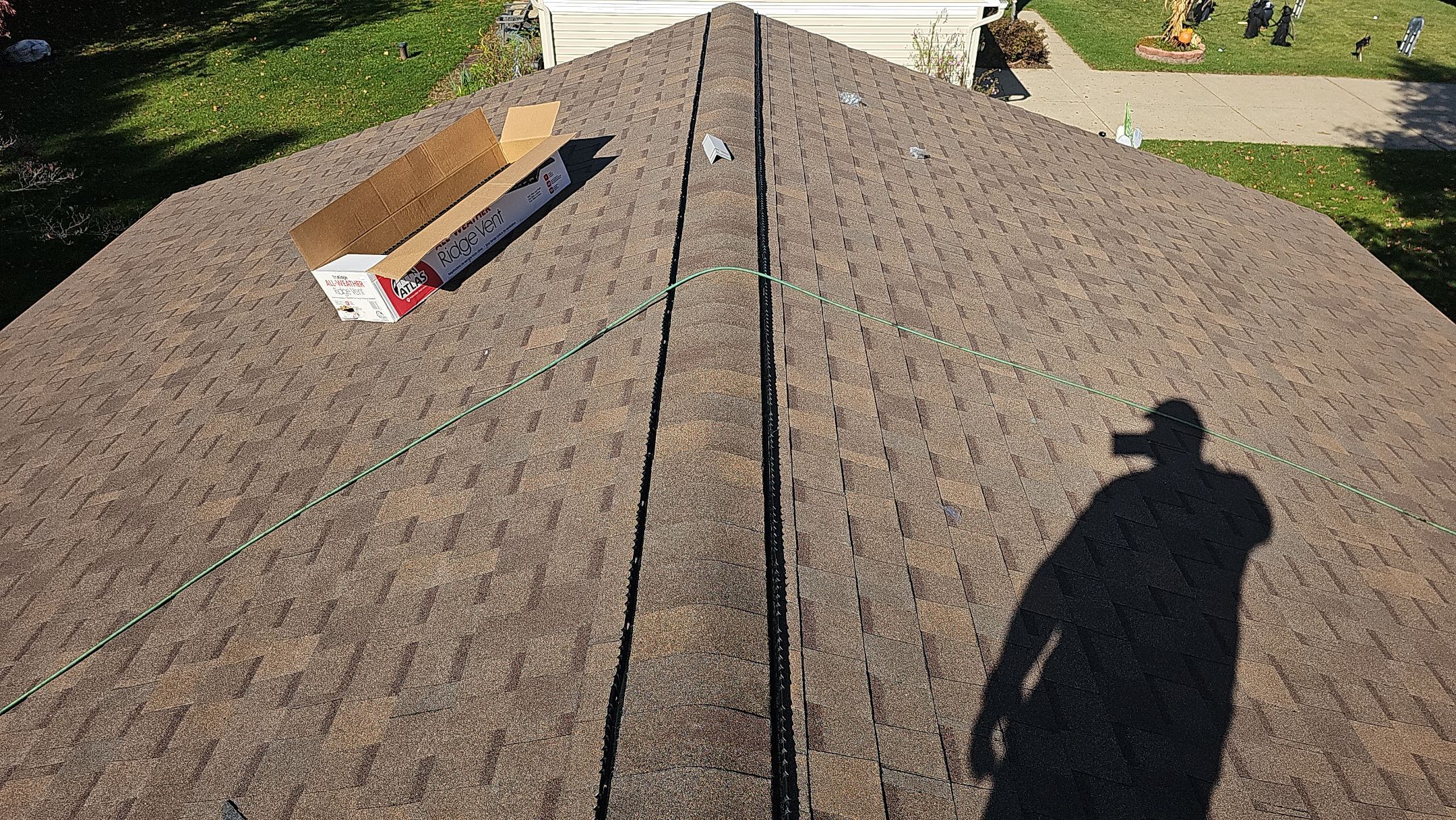 ATLAS PINNACLE COLOR: HEATHERBLEND DRIP EDGE: MUSKET BROWN by Eagle Eye Roofing
