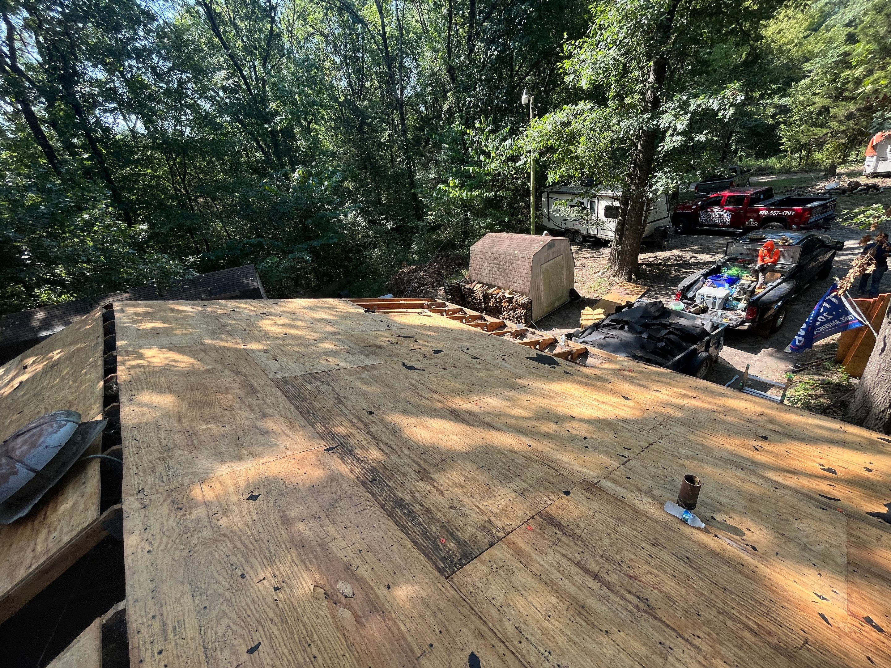 Residential Metal Roof Replacement using Reed's Metals: 29 GA. Colored Residential Panel by Hostetler Roofing