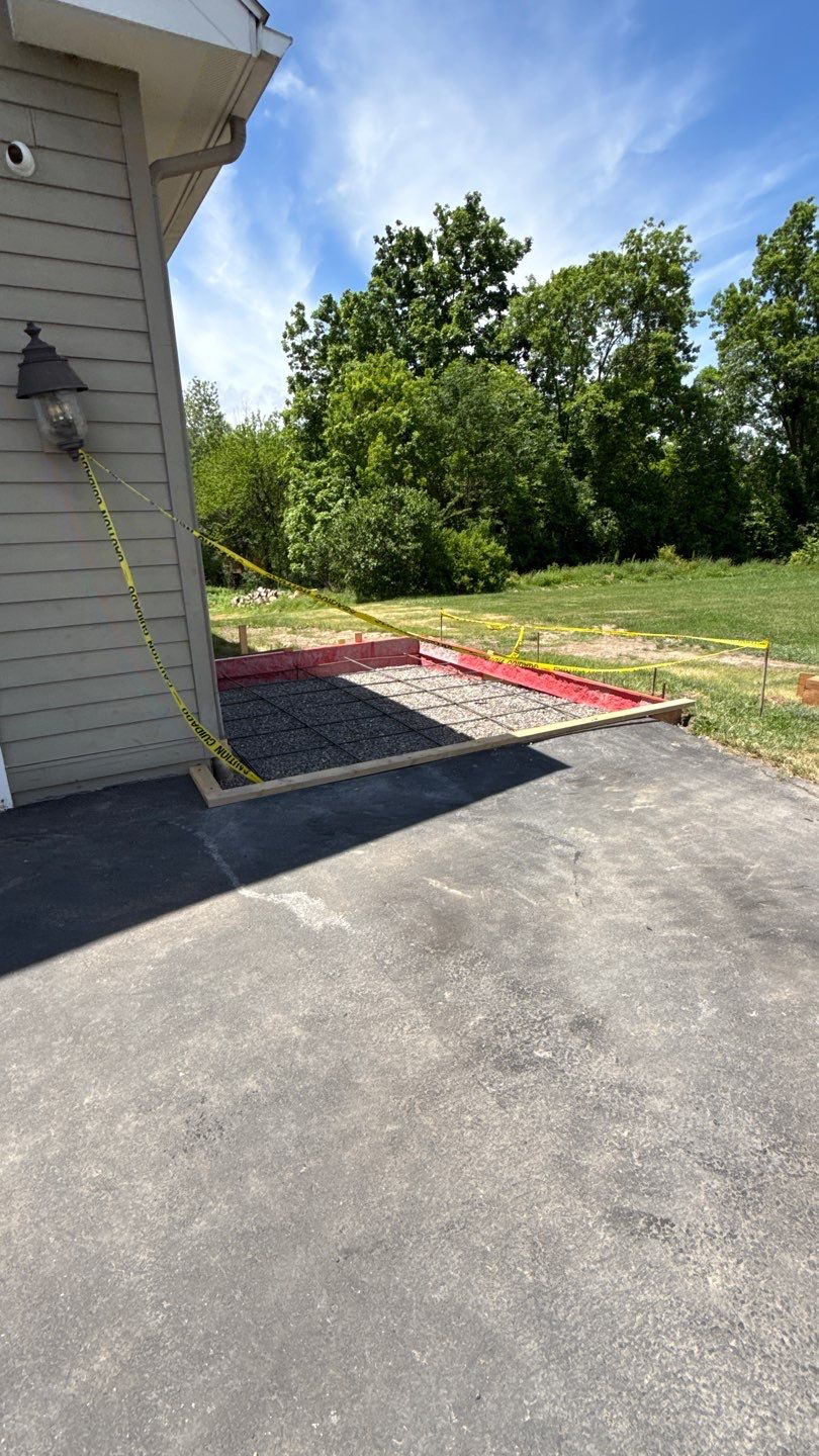 Oxford Slate Stamp Patio by NG Masonry & Construction LLC