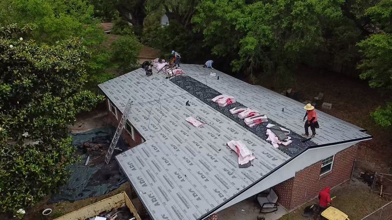 Residential Roofing Installation using Owens Corning TruDefinition Duration Shingles by Galaxy Builders, Inc.