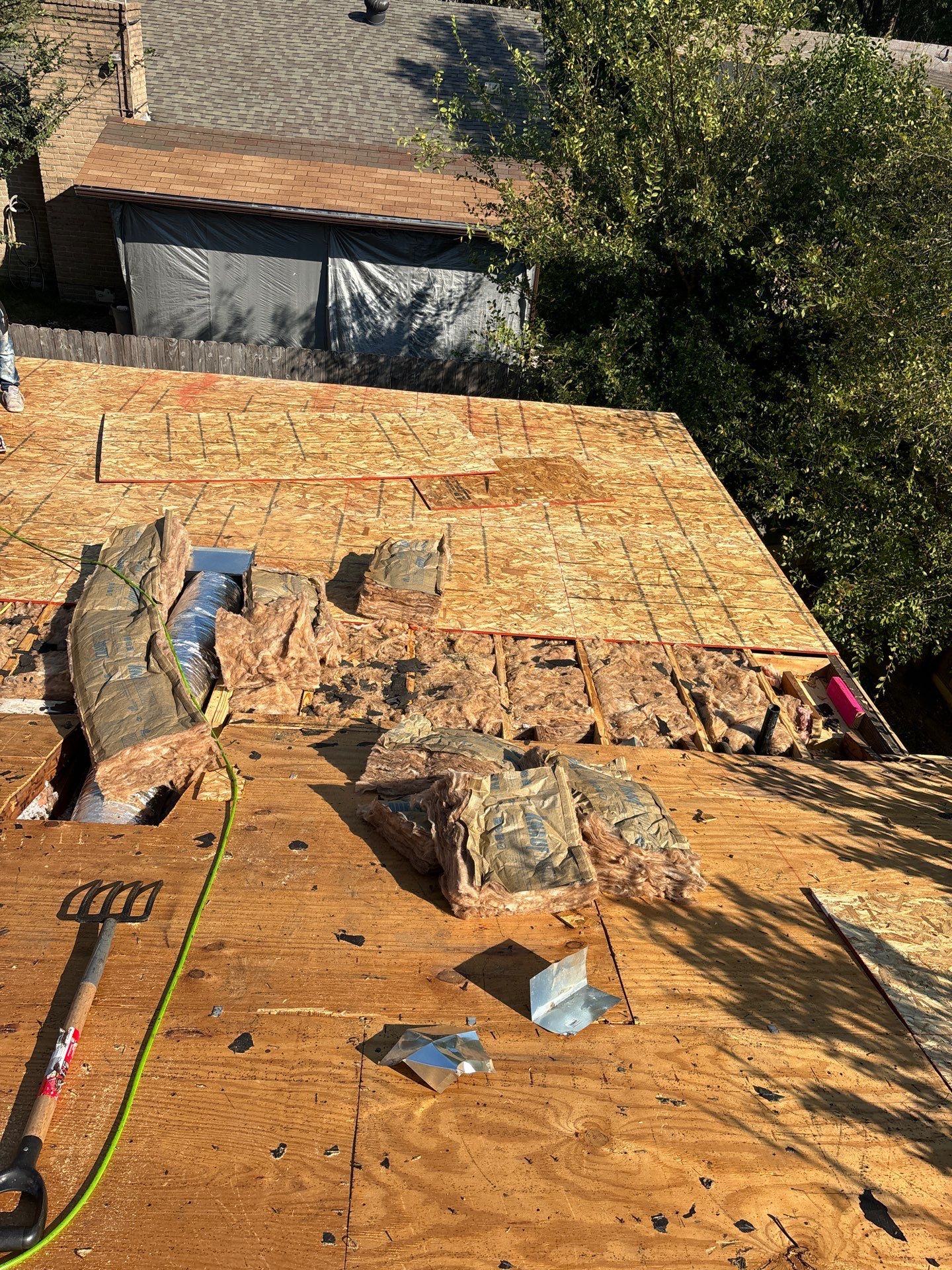 Residential Roofing Installation using Owen's Corning Duration (Lifetime) Shingles by Roof Repair Company