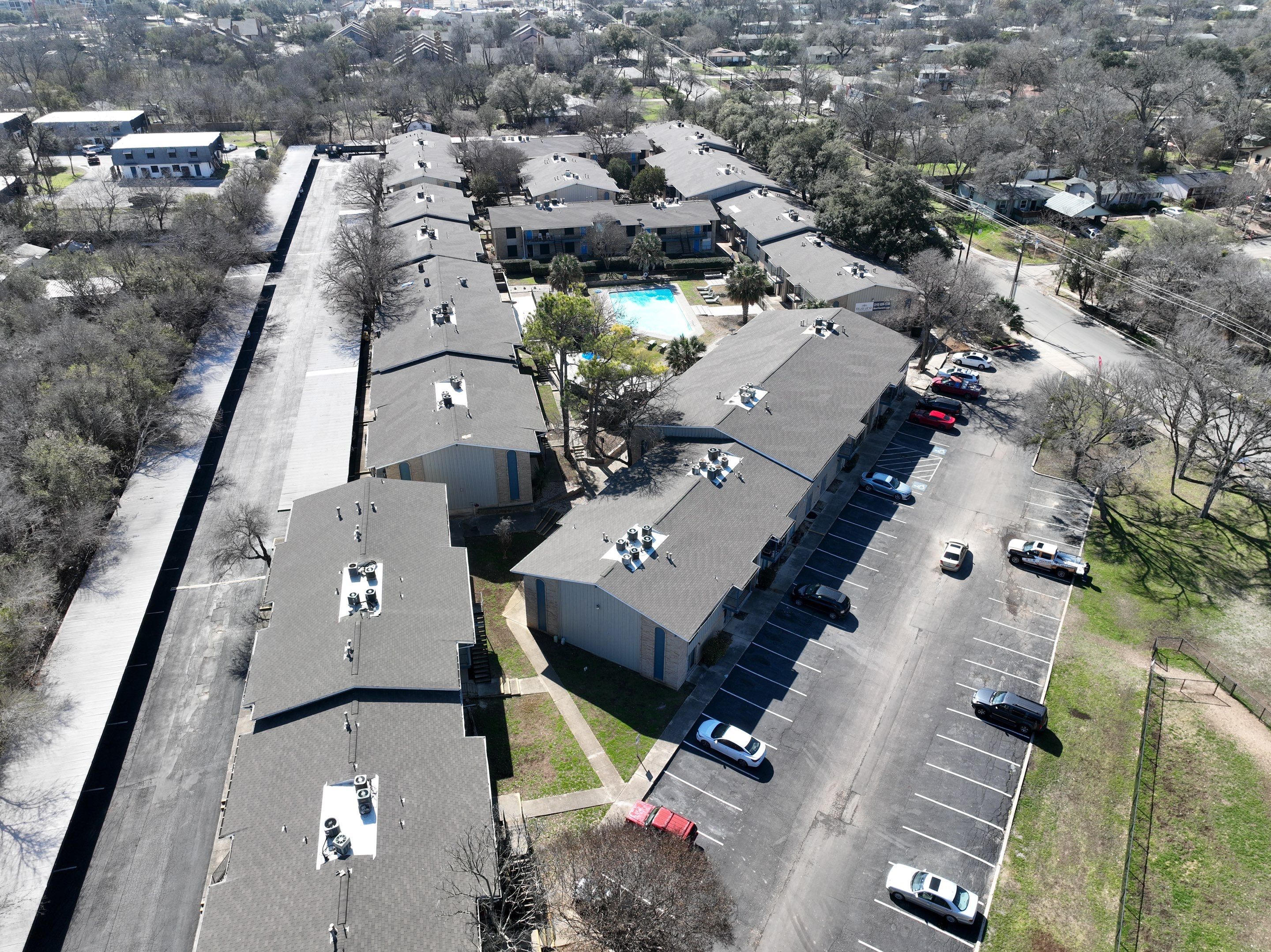Commercial Roof Inspection using Drone Inspection by Premier Roofing and Contracting