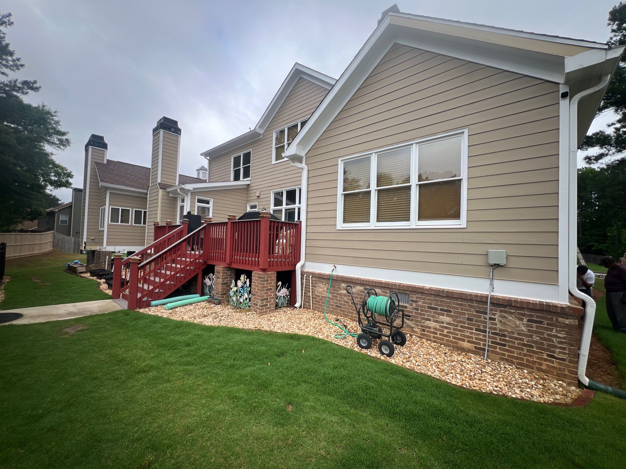Complete Exterior Painting for a Two-Story Home in Powder Springs by Swift Home Renovations