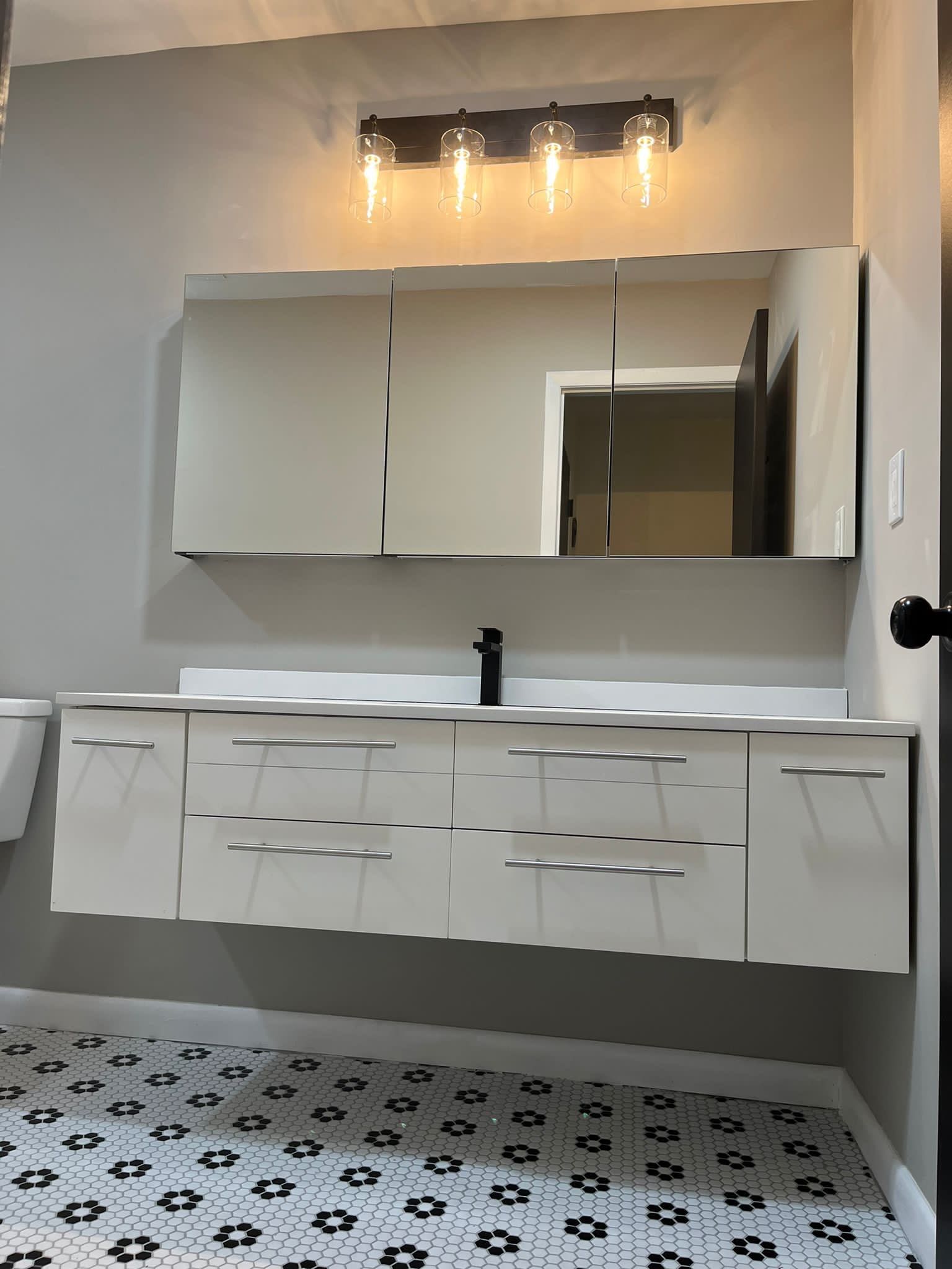 Bathroom Remodel using Tile by Home Concepts Construction