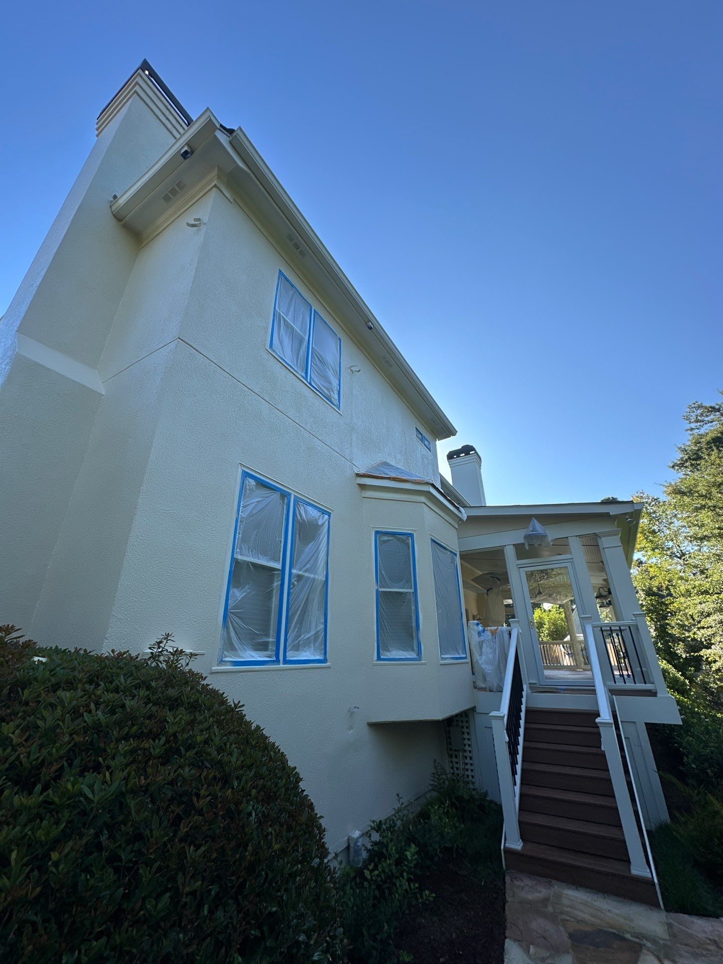 Exterior Transformation in Jonhs Creek by Atlanta's Paint Doctor