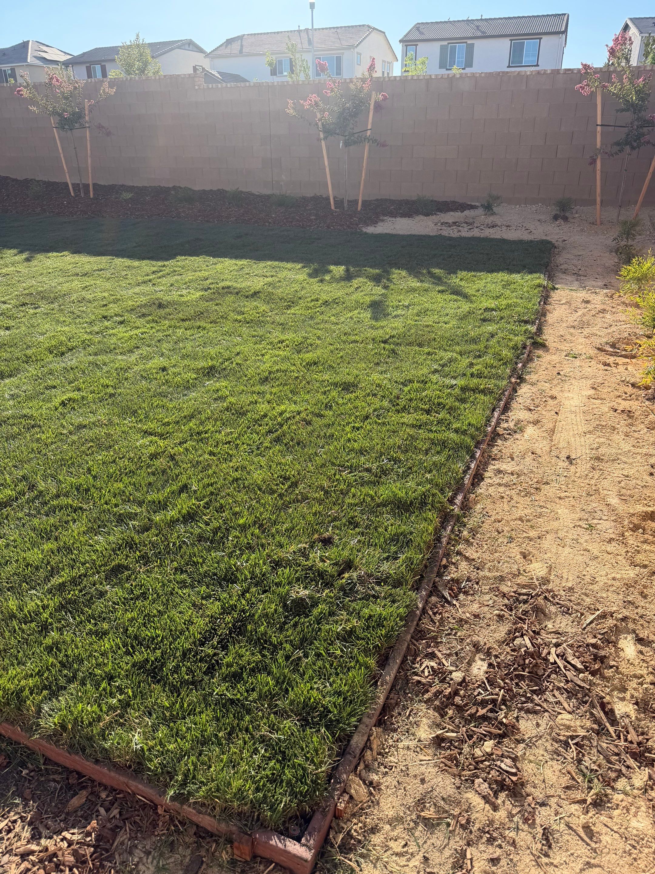 Project in Acampo by A - G Sod Farms