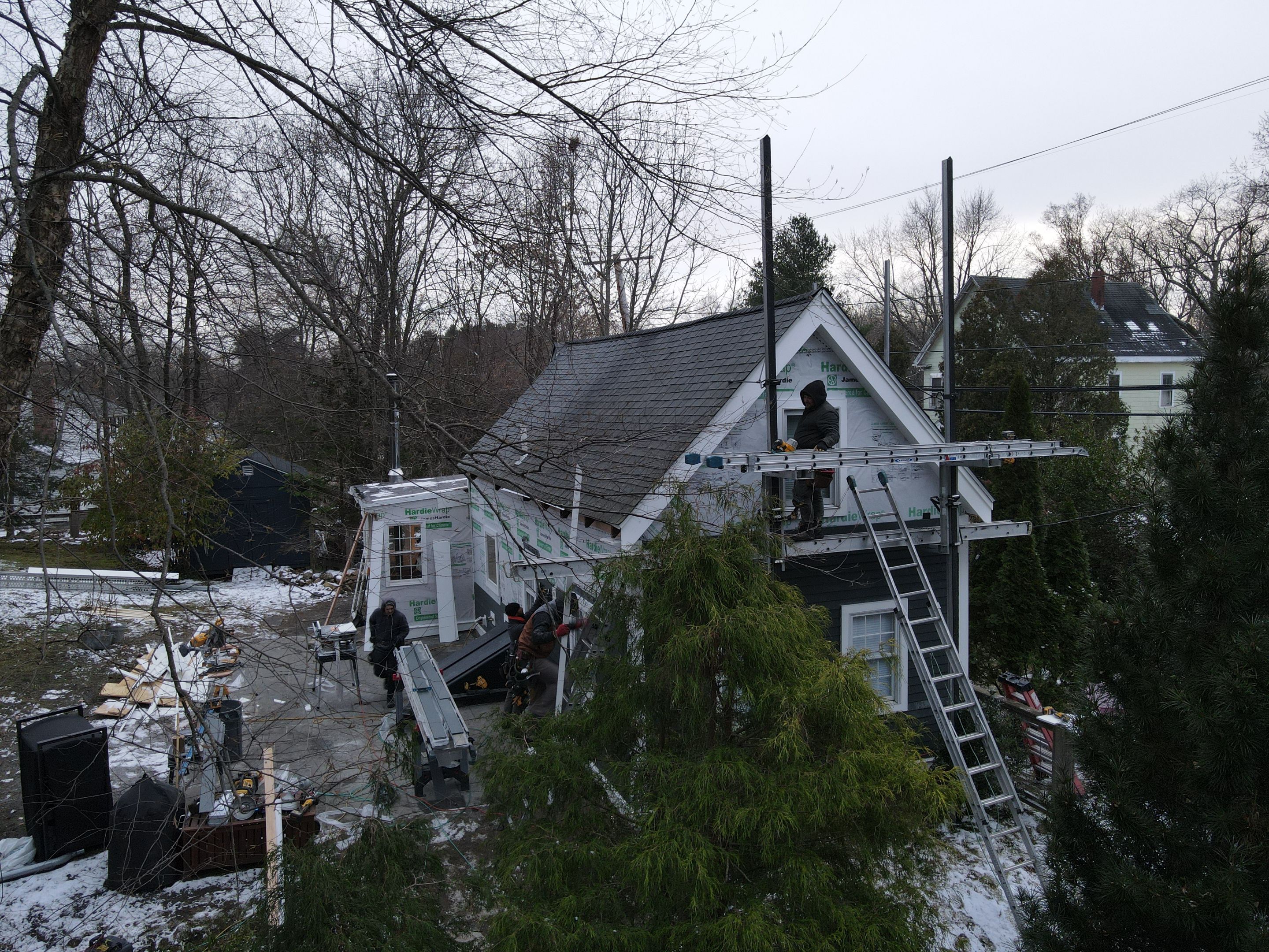 Siding Installation using James Hardie by UBrothers Construction