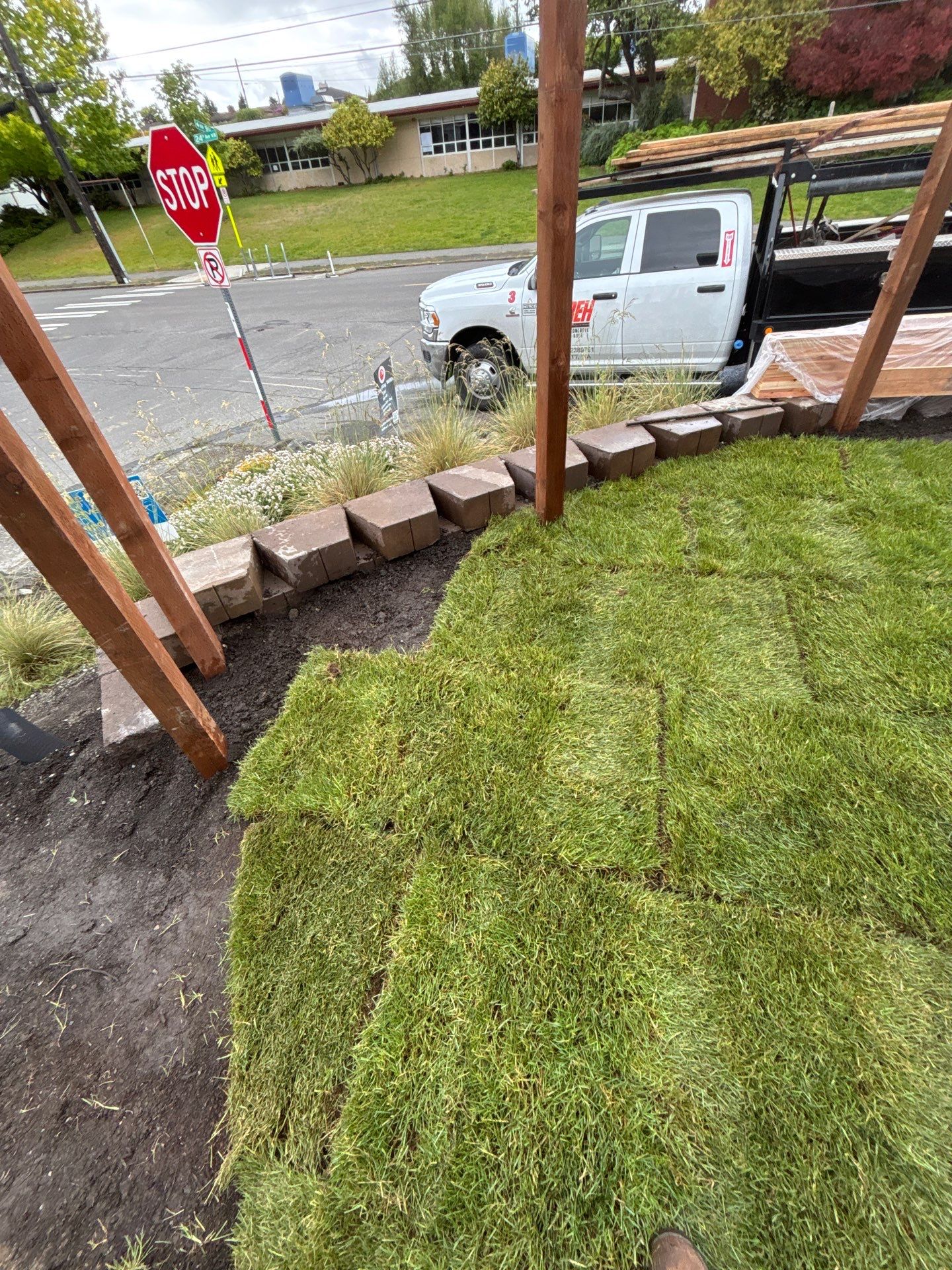 Retaining Wall & Fence Installation  by Jireh Asphalt & Concrete Inc 