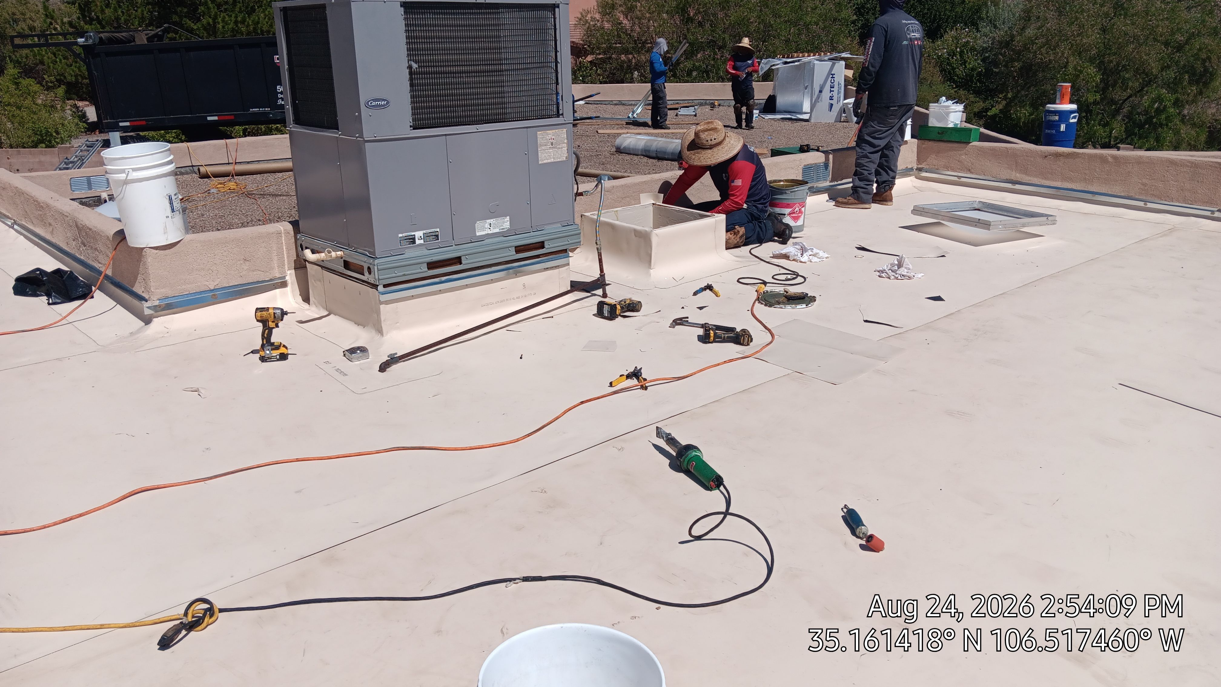 TPO Roof Replacement and Wood Repair in Albuquerque by Doyle Roof Masters Inc