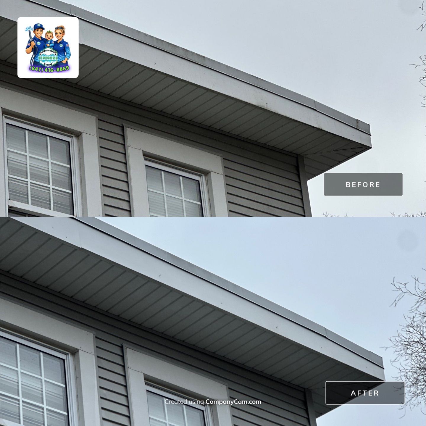 Project in Hinsdale by Simmons Power & Soft Washing