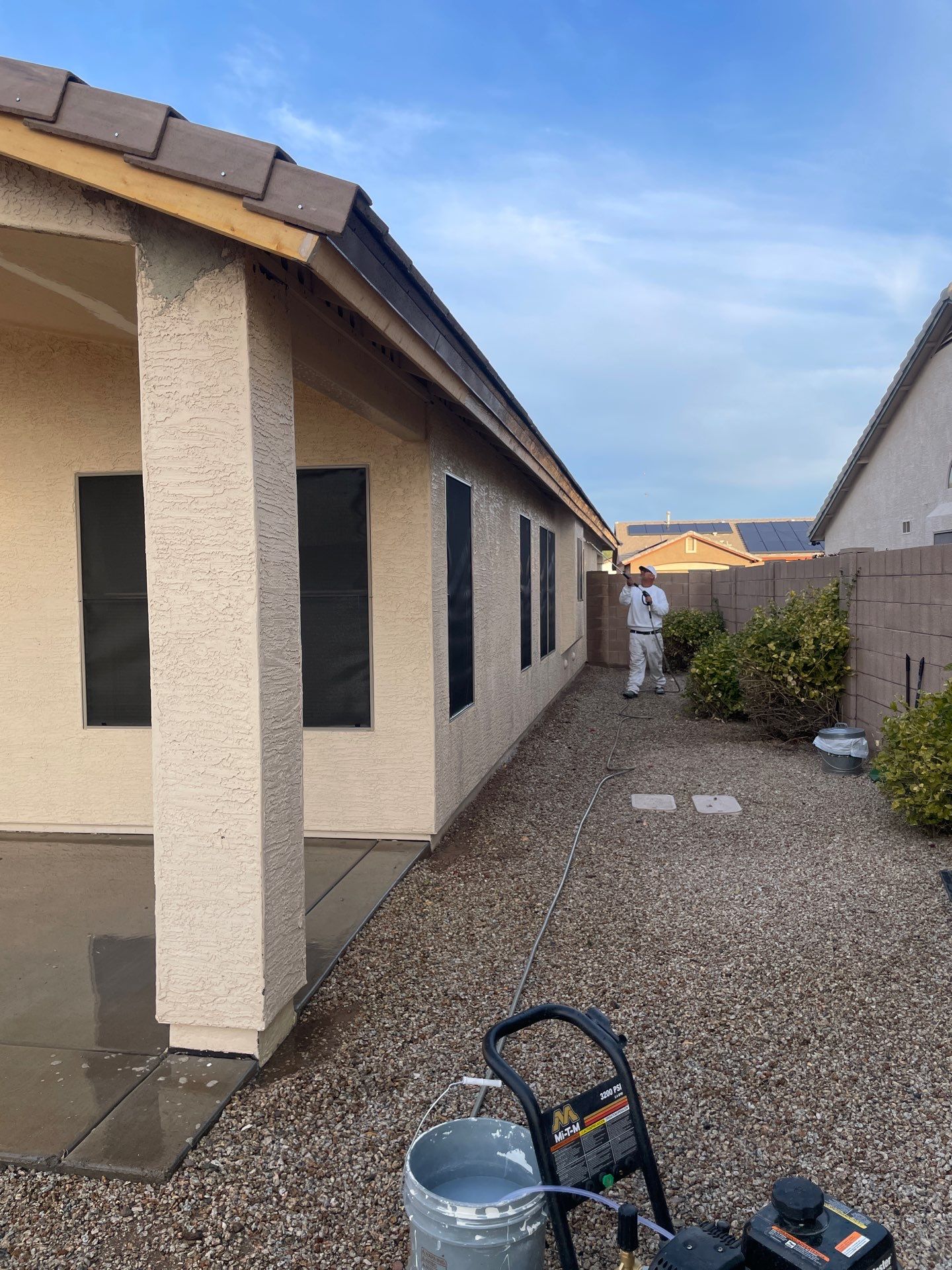 Hamilton - A Gorgeous Home Exterior Makeover in Phoenix, AZ with Dunn Edwards Paints by Double G Painting Contractors, LLC