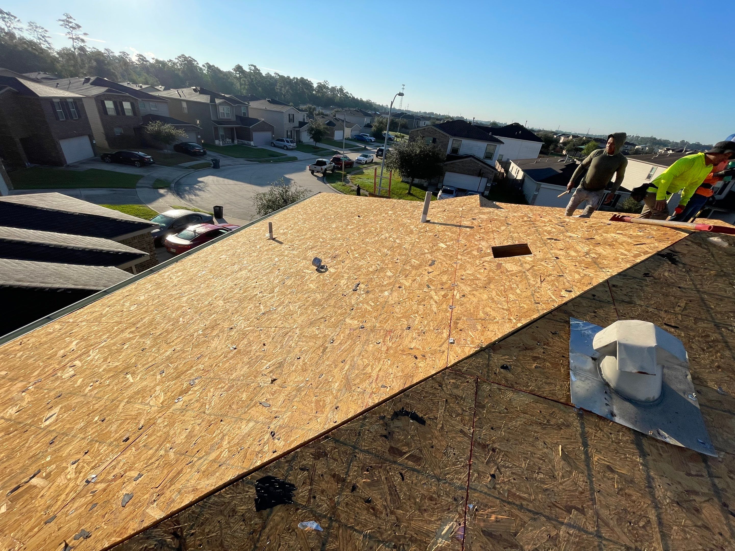 Residential Roofing Installation using Atlas ProLam® Shingles Black Shadow Color by CAP Roofing and Construction LLC