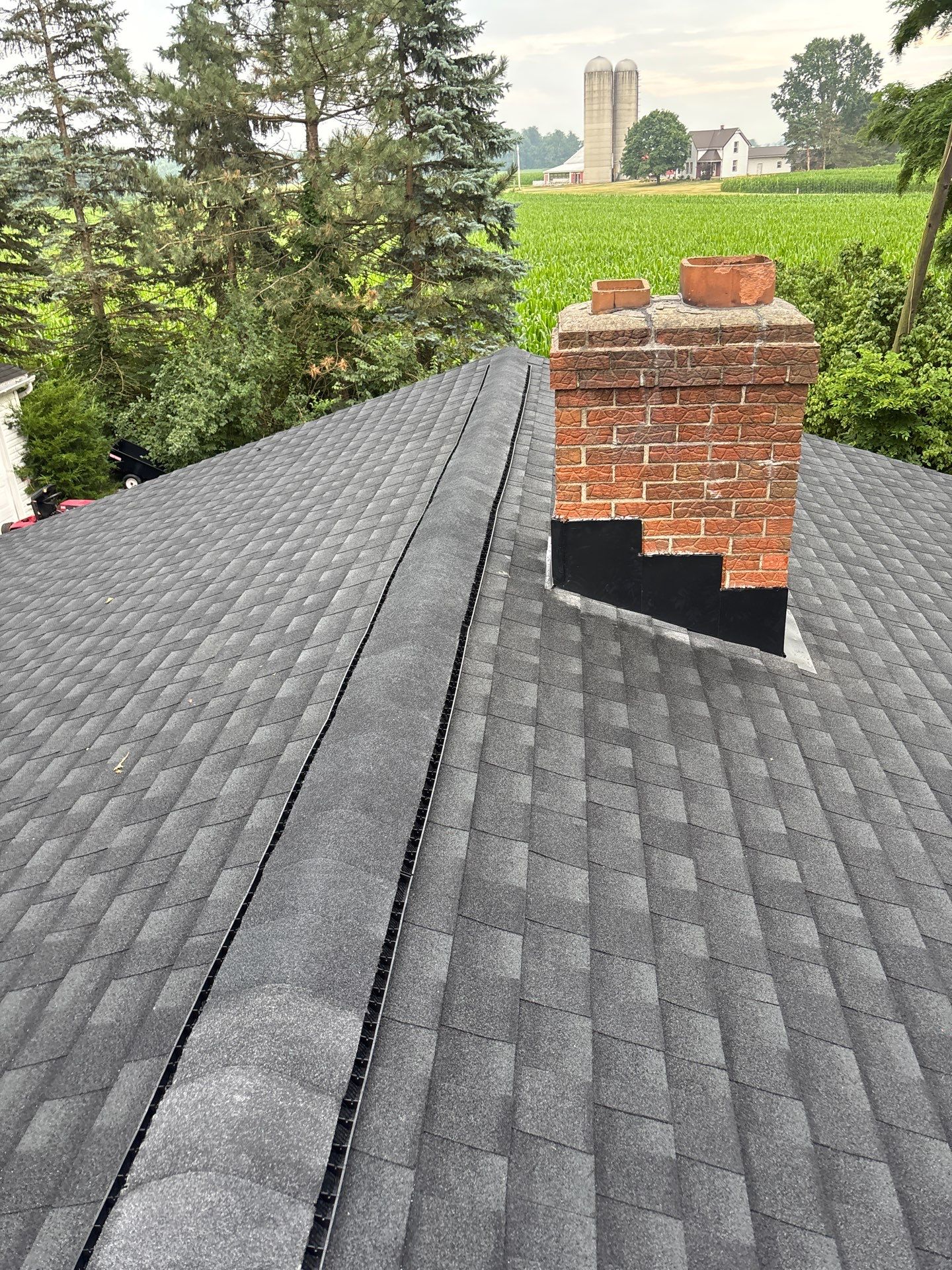 Residential Roofing Installation using GAF Timberline HDZ Charcoal by Nitro Roofing and Construction
