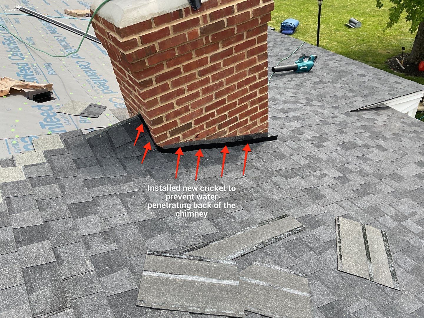 Residential Roofing Installation using CertainTeed Shingles by Alpha Design Services