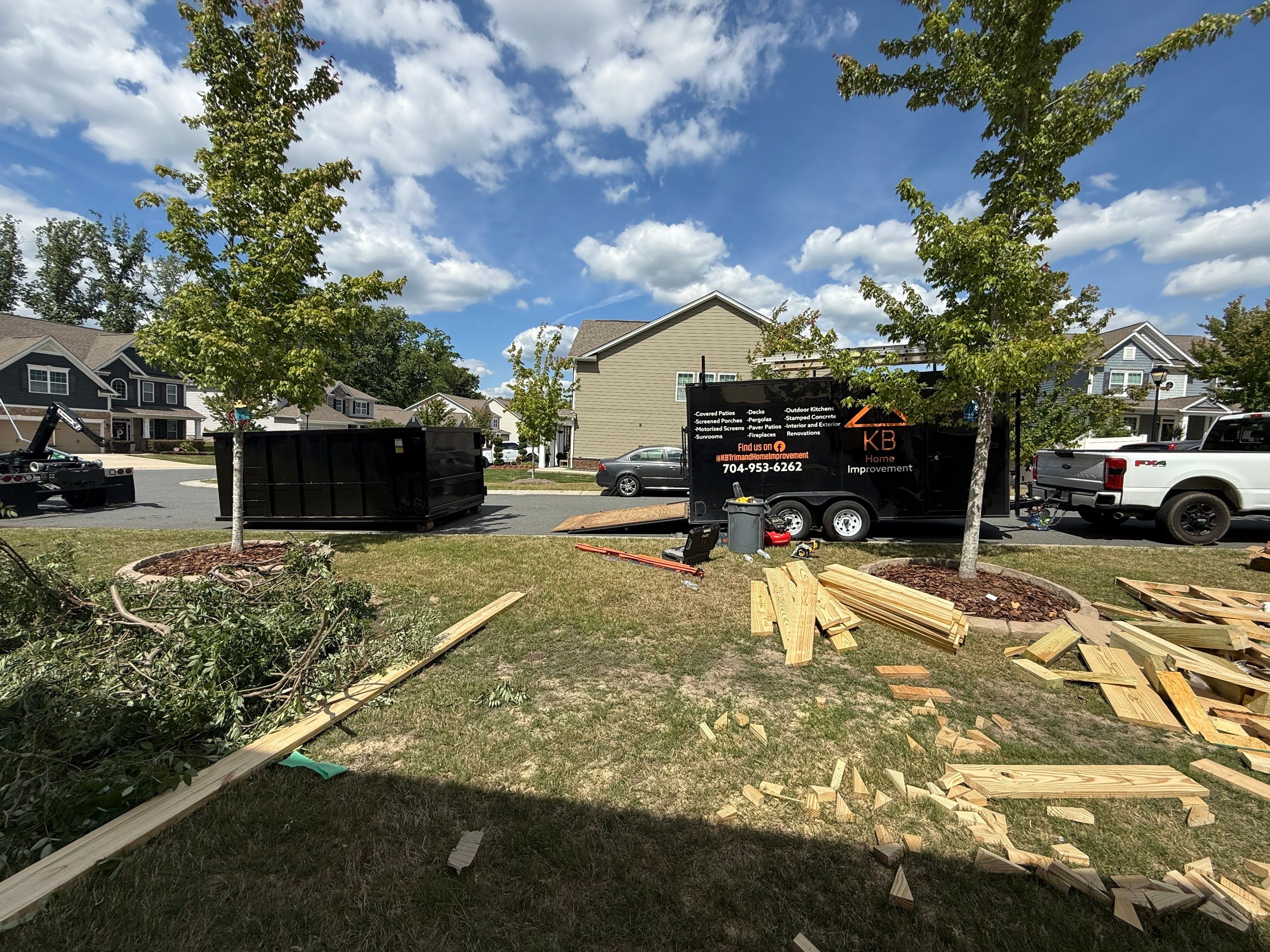 Project in Stallings by Badger Hauling