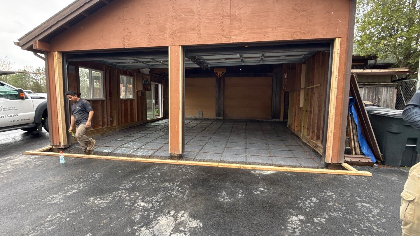 Walworth Garage Floor Replacement  by NG Masonry & Construction LLC