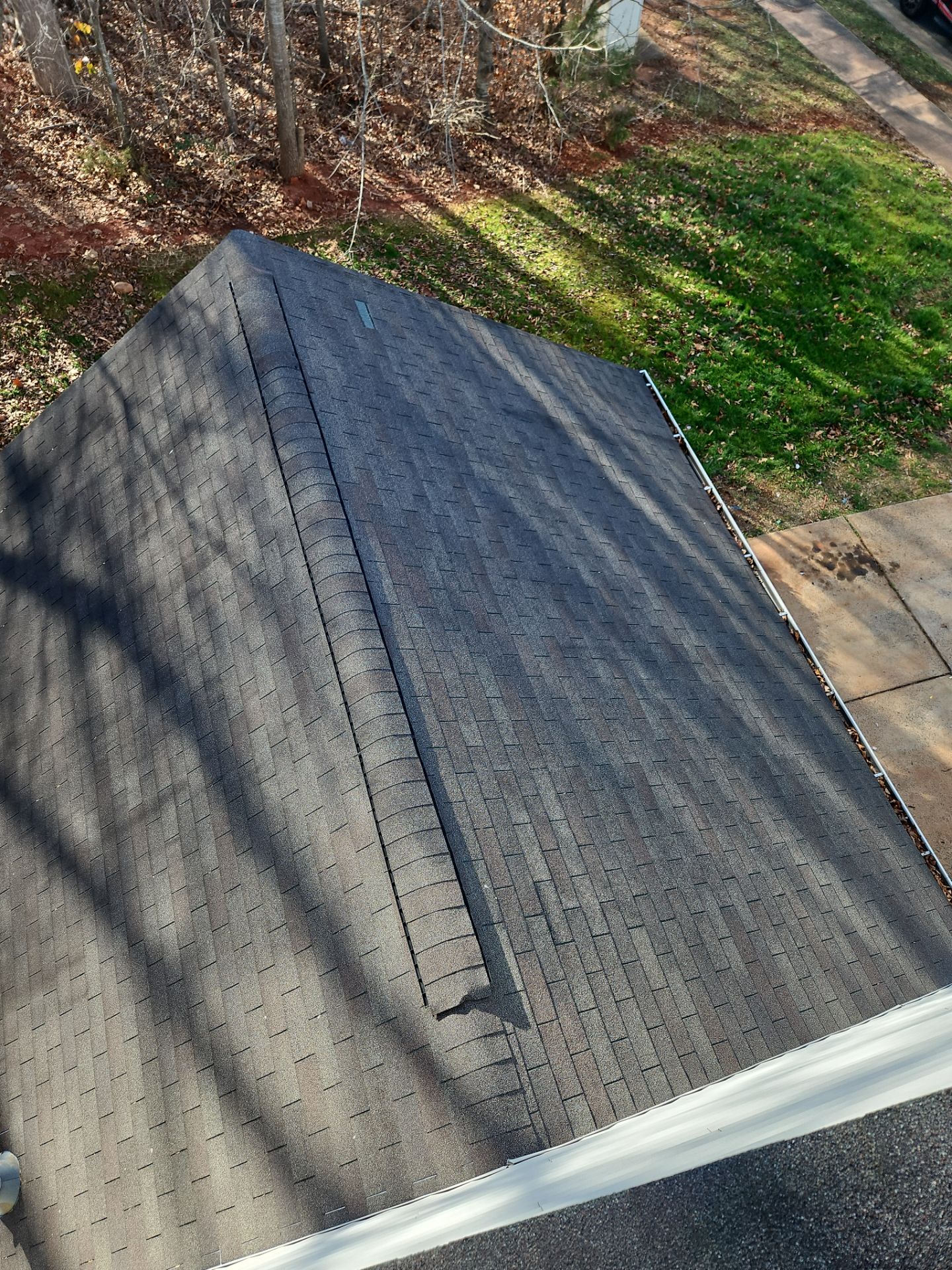 Roof replacement by hail damage by Just Brilliant Restoration JBR