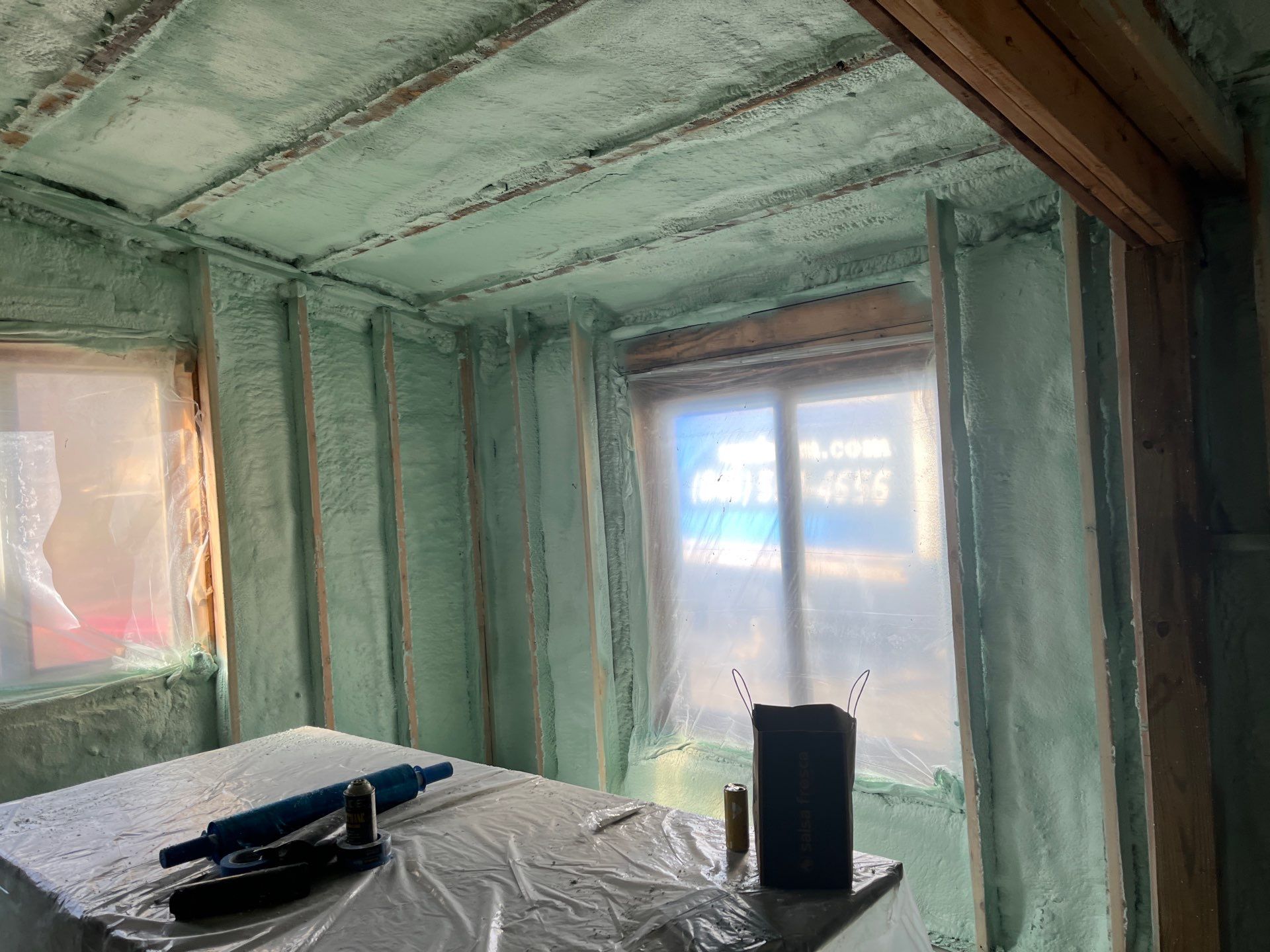 Home Remodel using Closed Cell Spray Foam by NYS Foam & Energy