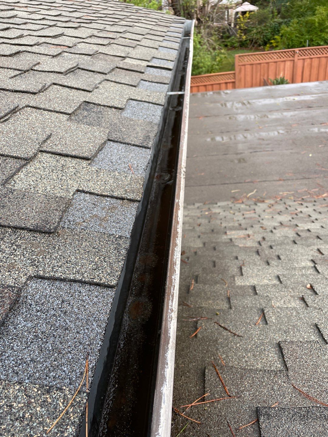San Jose Gutter Cleaning on a 2 story home by All One Solar Shine