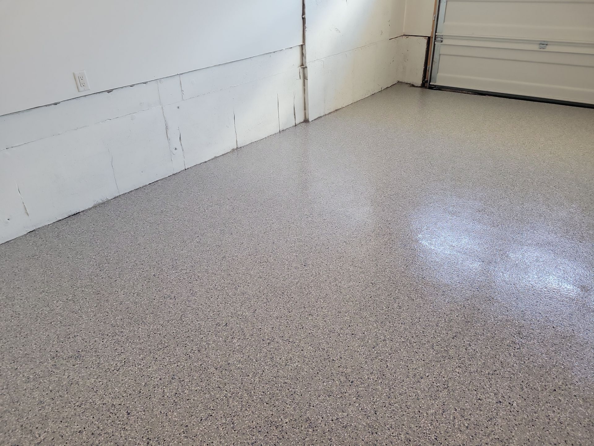 Garage Floor Coating using Penntek by Spectrum Painting, LLC