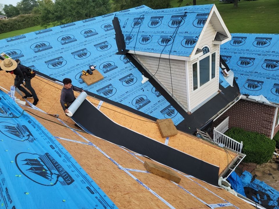 Residential Roofing Installation using Roof Replacement by American Roofing & Construction LLC