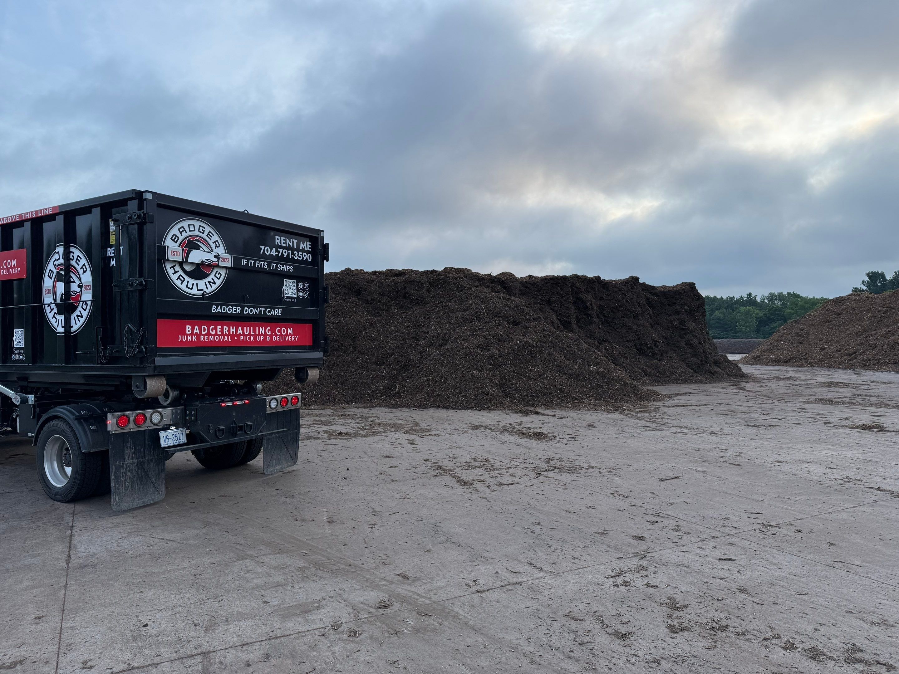 Project in Belmont by Badger Hauling