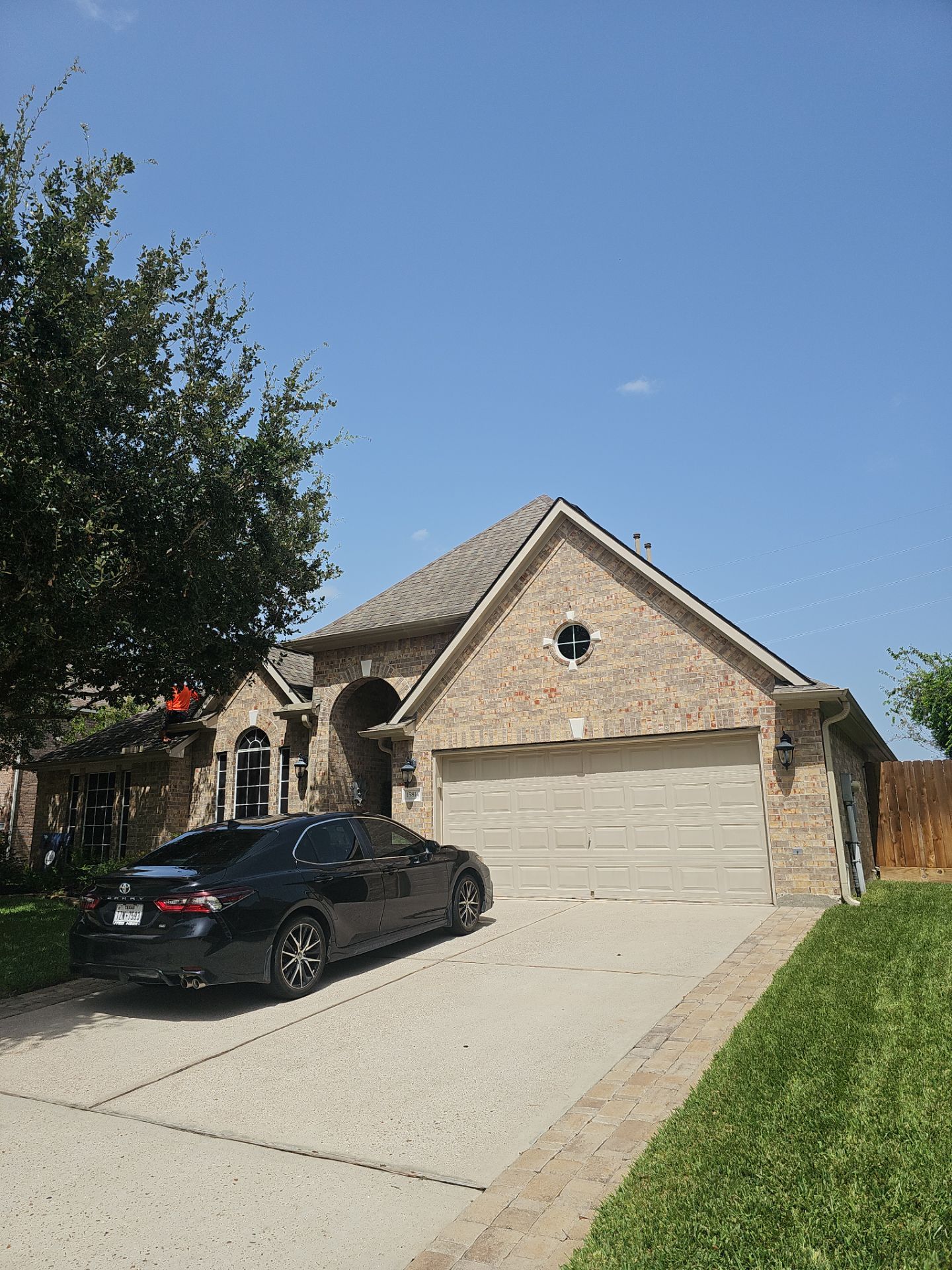 Hail Damage using Owen's Corning Duration (Lifetime) Shingles by Roof Repair Services LLC