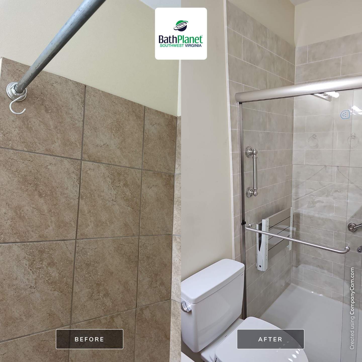 Tub to Shower by BathPlanet SW Virginia